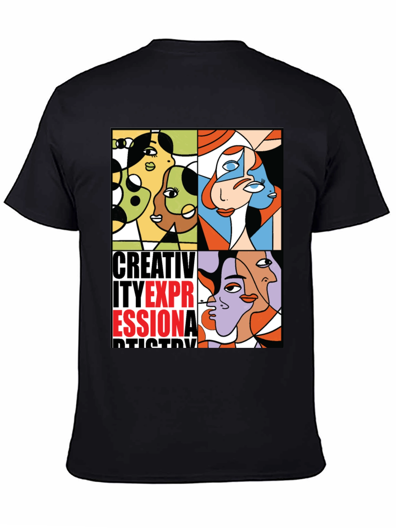 Abstract Art Graphic Print T-Shirt