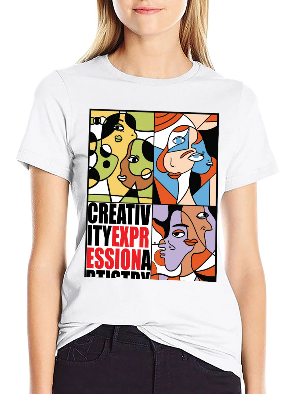 Abstract Art Graphic Print T-Shirt