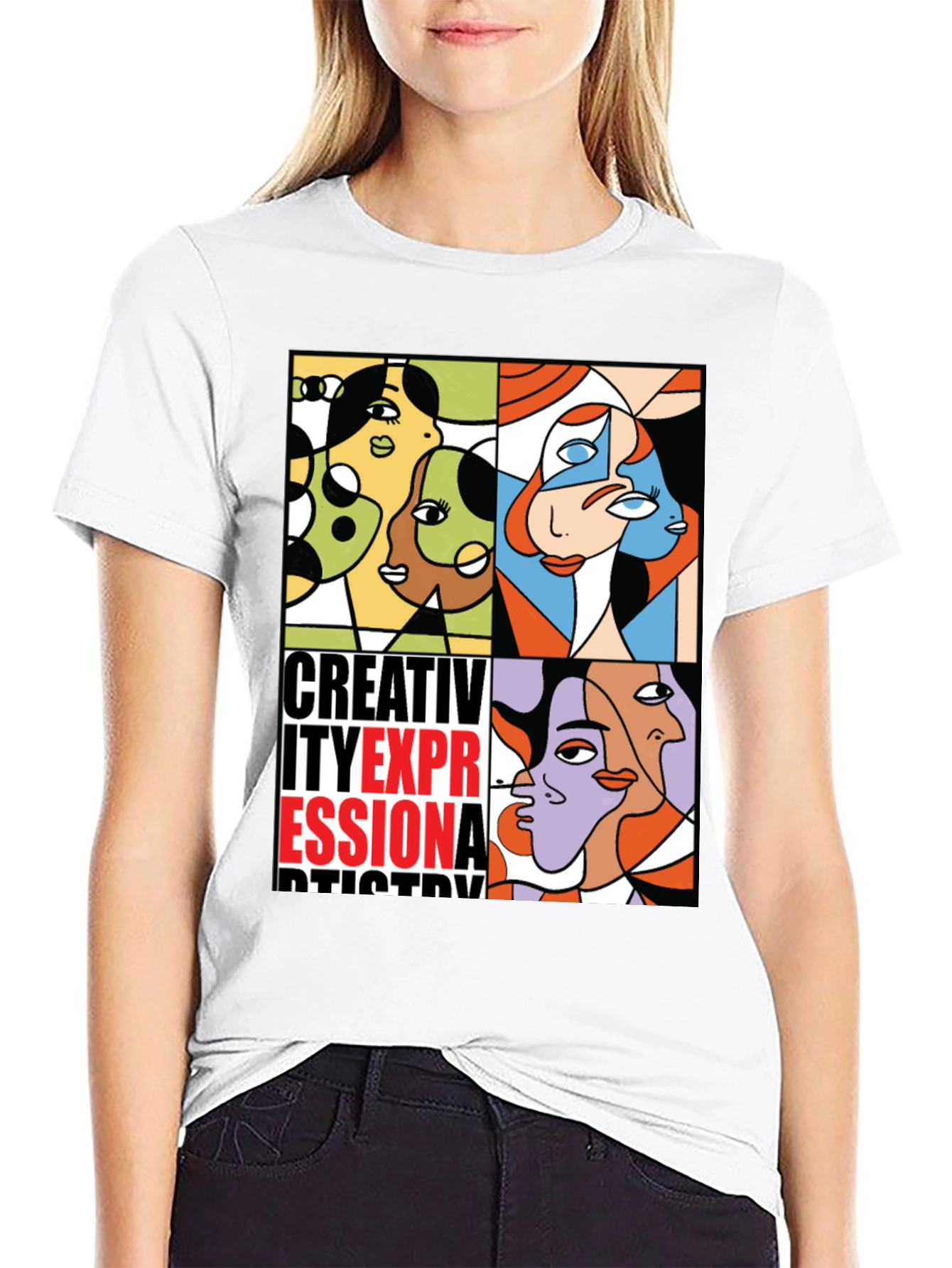 Abstract Art Graphic Print T-Shirt