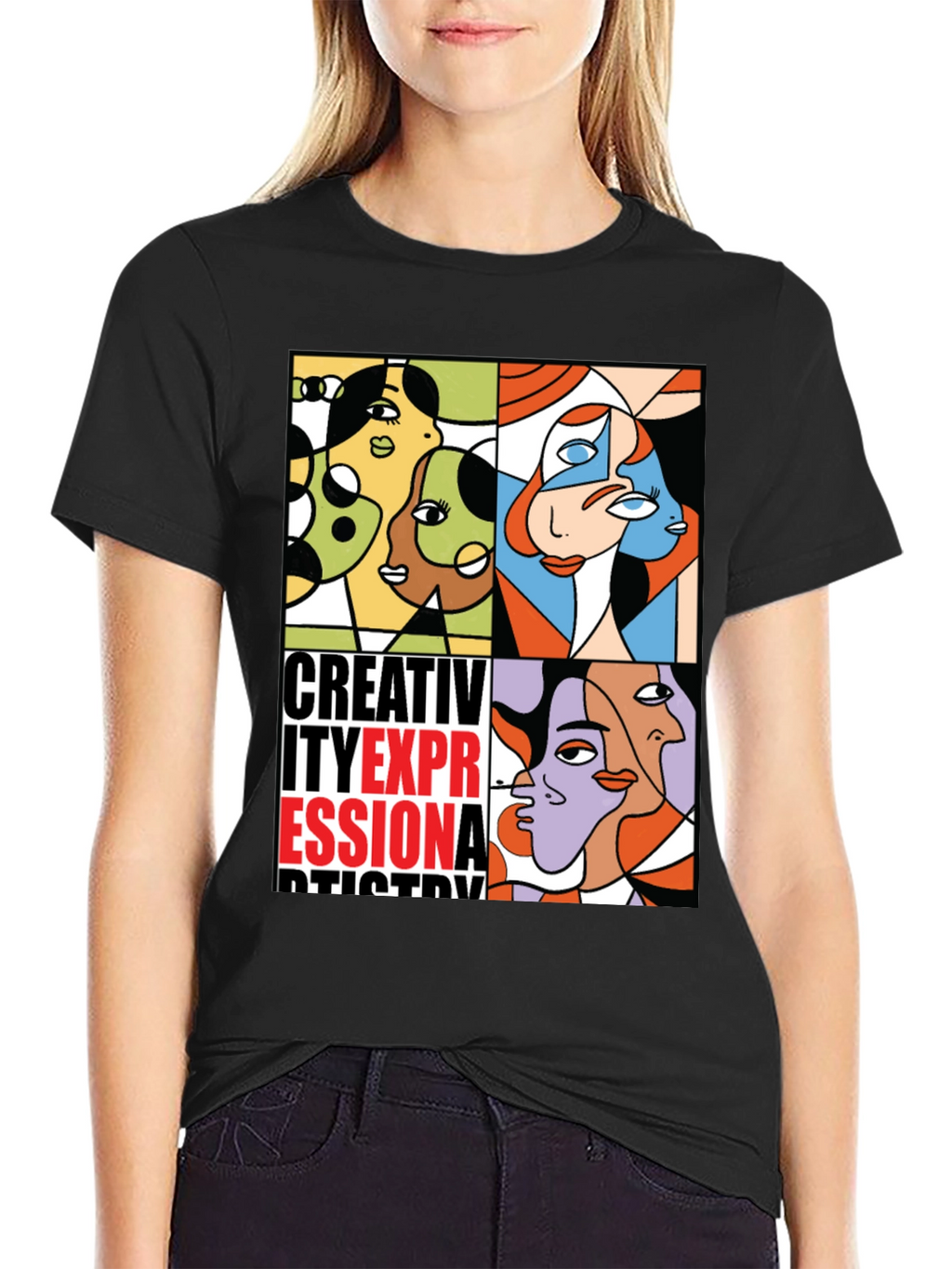 Abstract Art Graphic Print T-Shirt