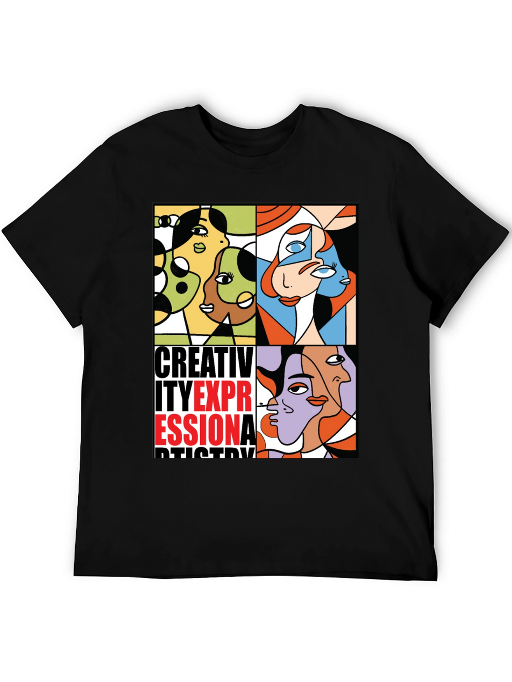 Abstract Art Graphic Print T-Shirt