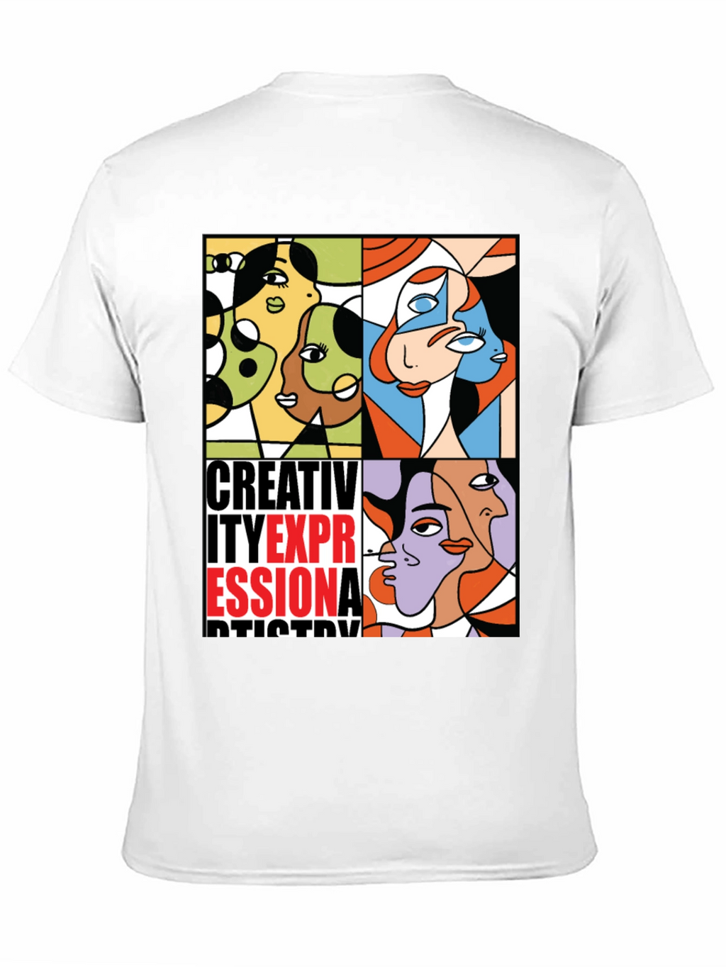 Abstract Art Graphic Print T-Shirt