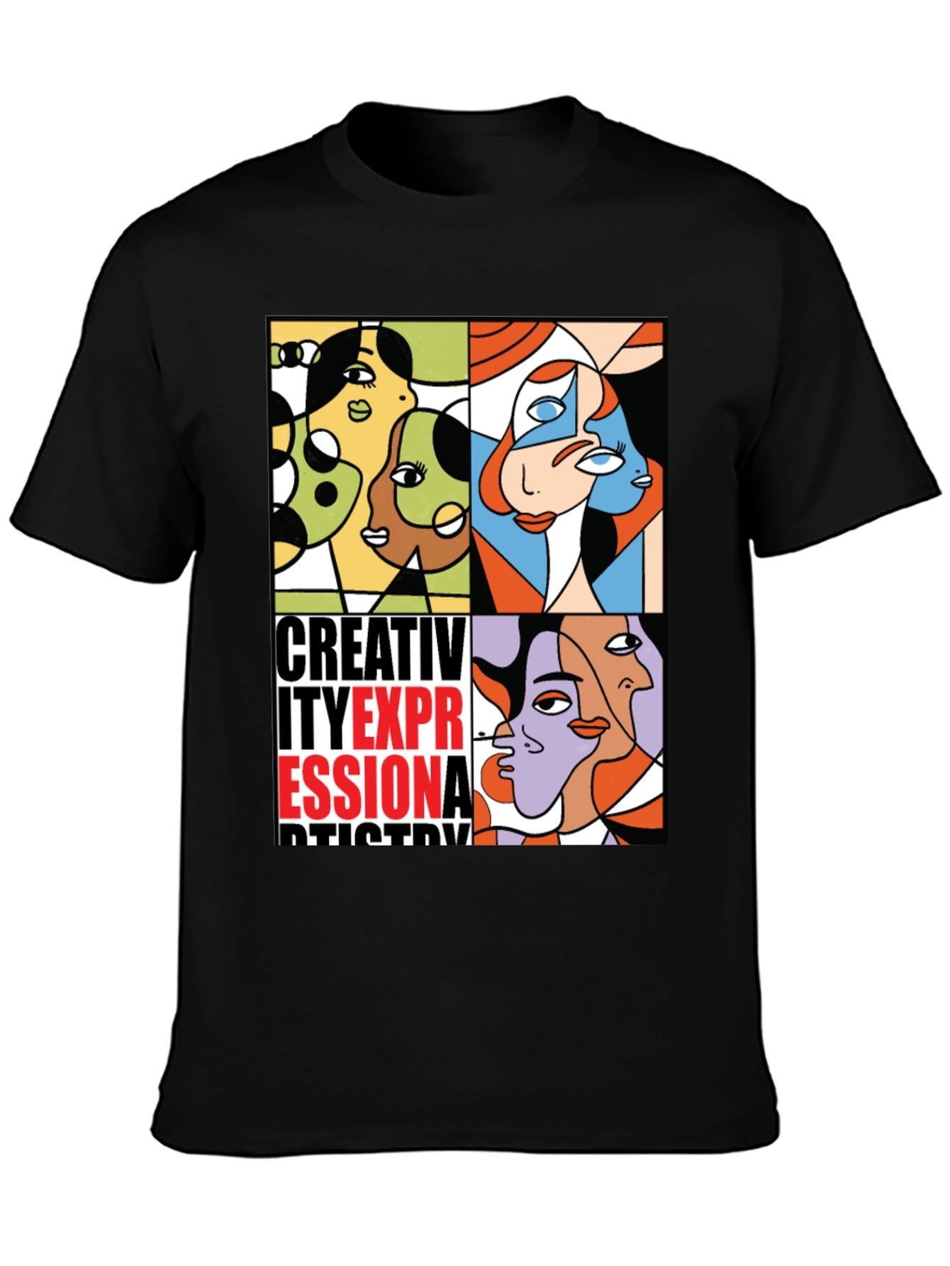 Abstract Art Graphic Print T-Shirt