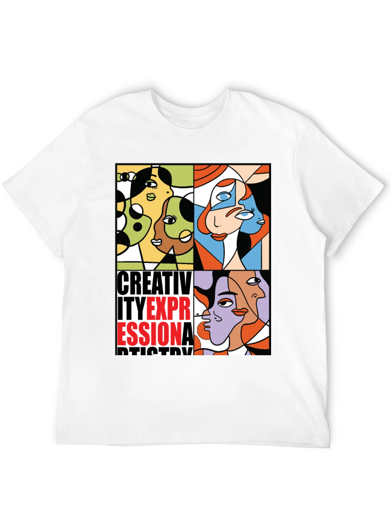 Abstract Art Graphic Print T-Shirt