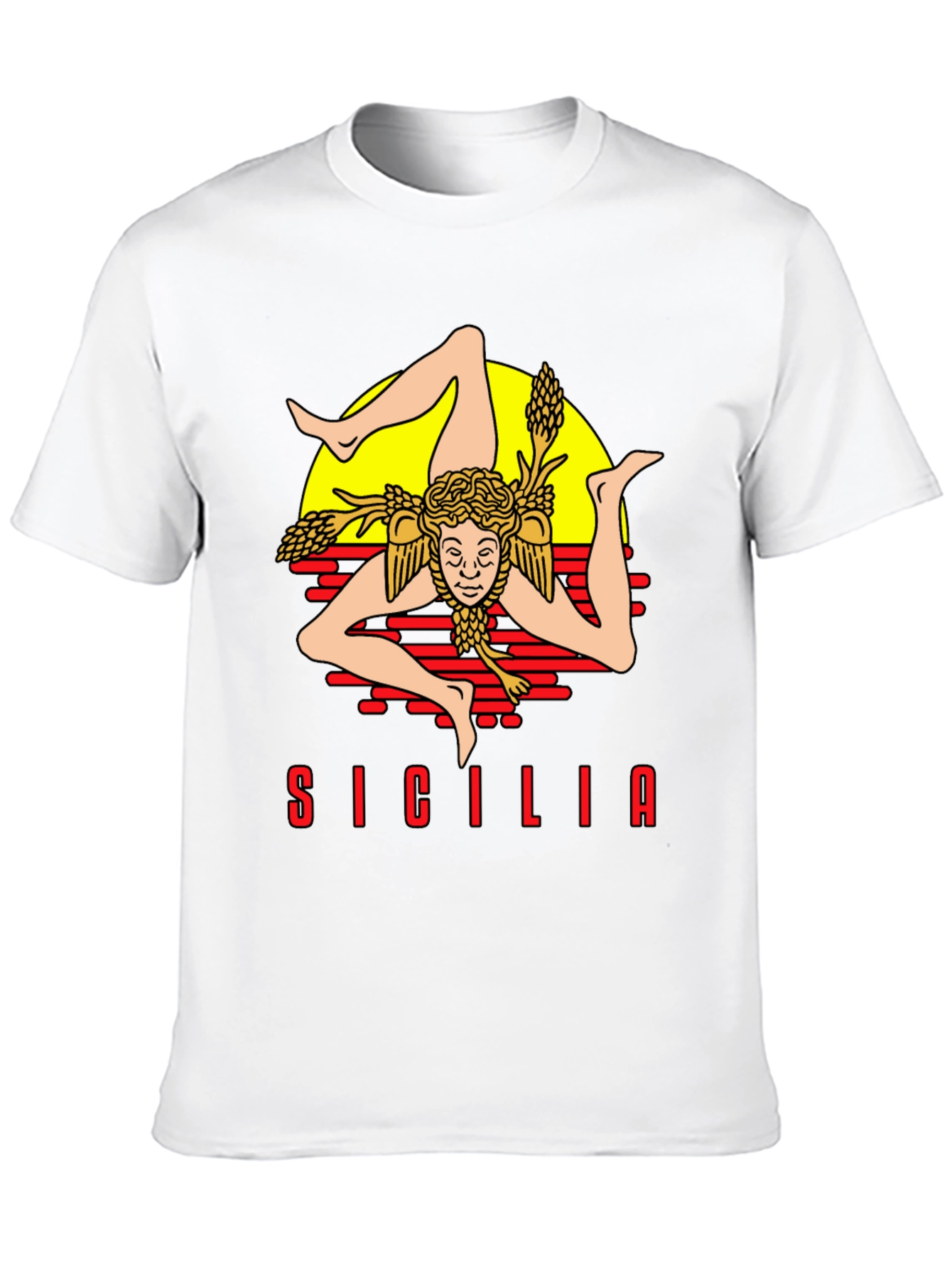 Sicilia Trinacria T-Shirt - Island Pride