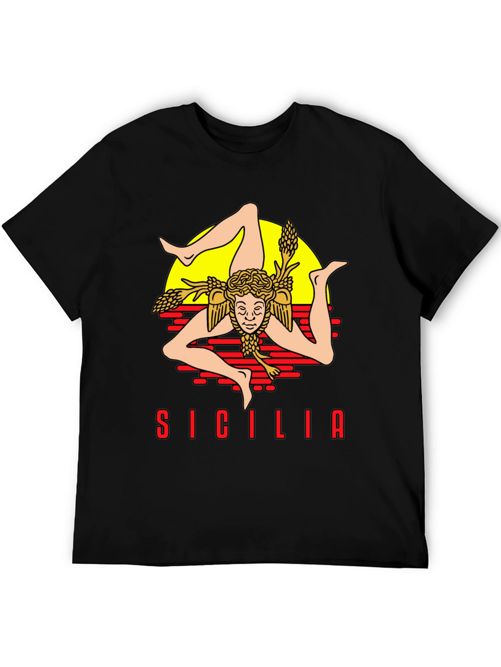 Sicilia Trinacria T-Shirt - Island Pride