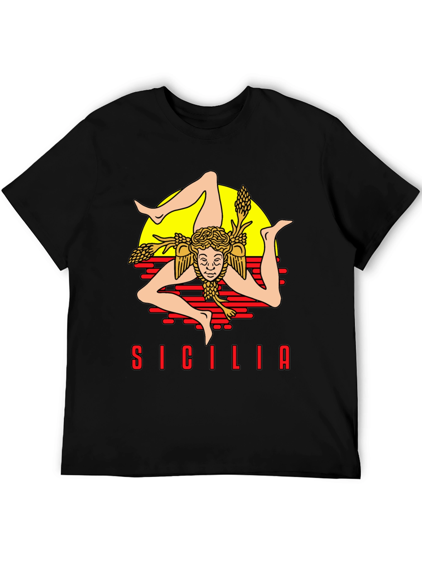 Sicilia Trinacria T-Shirt - Island Pride