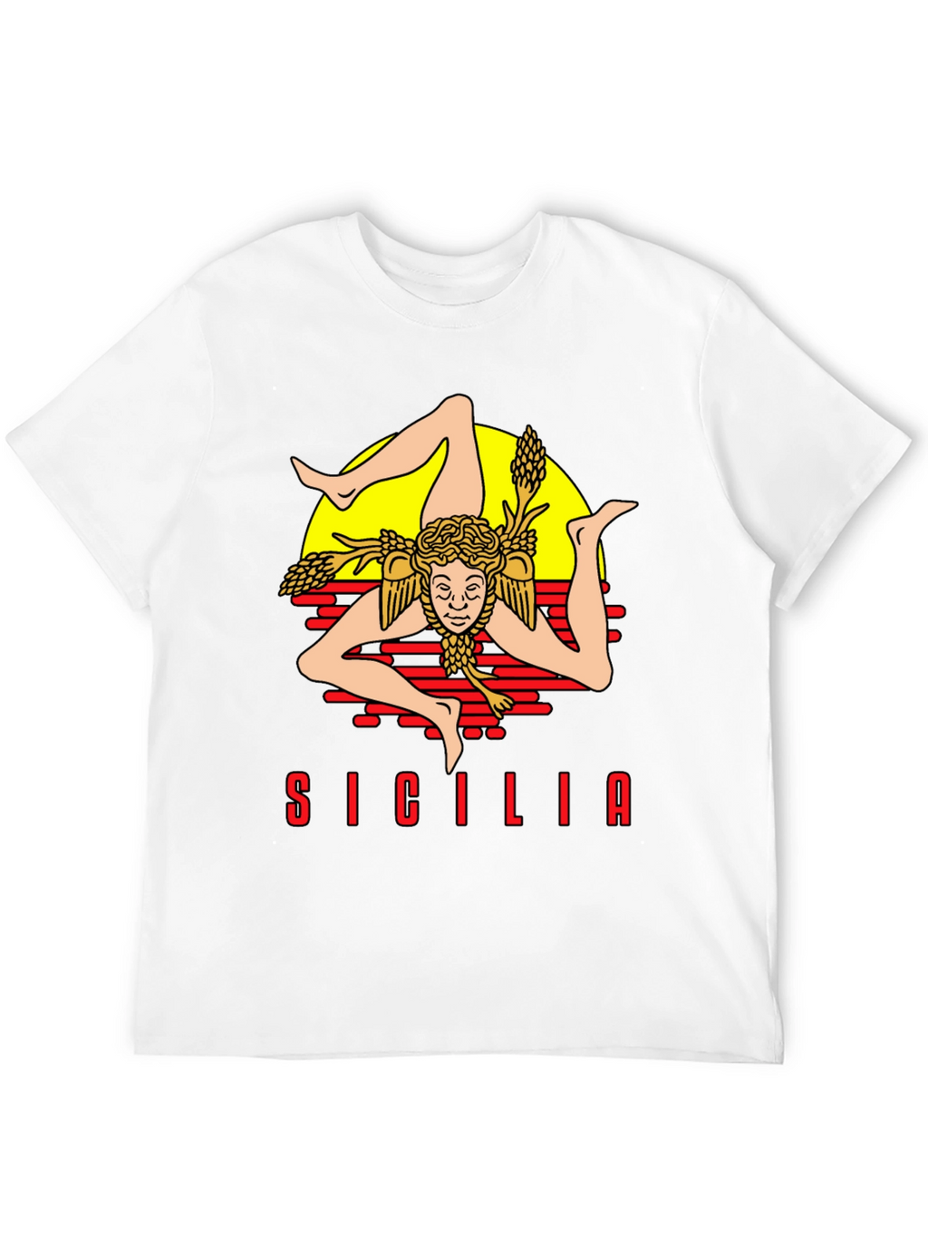 Sicilia Trinacria T-Shirt - Island Pride