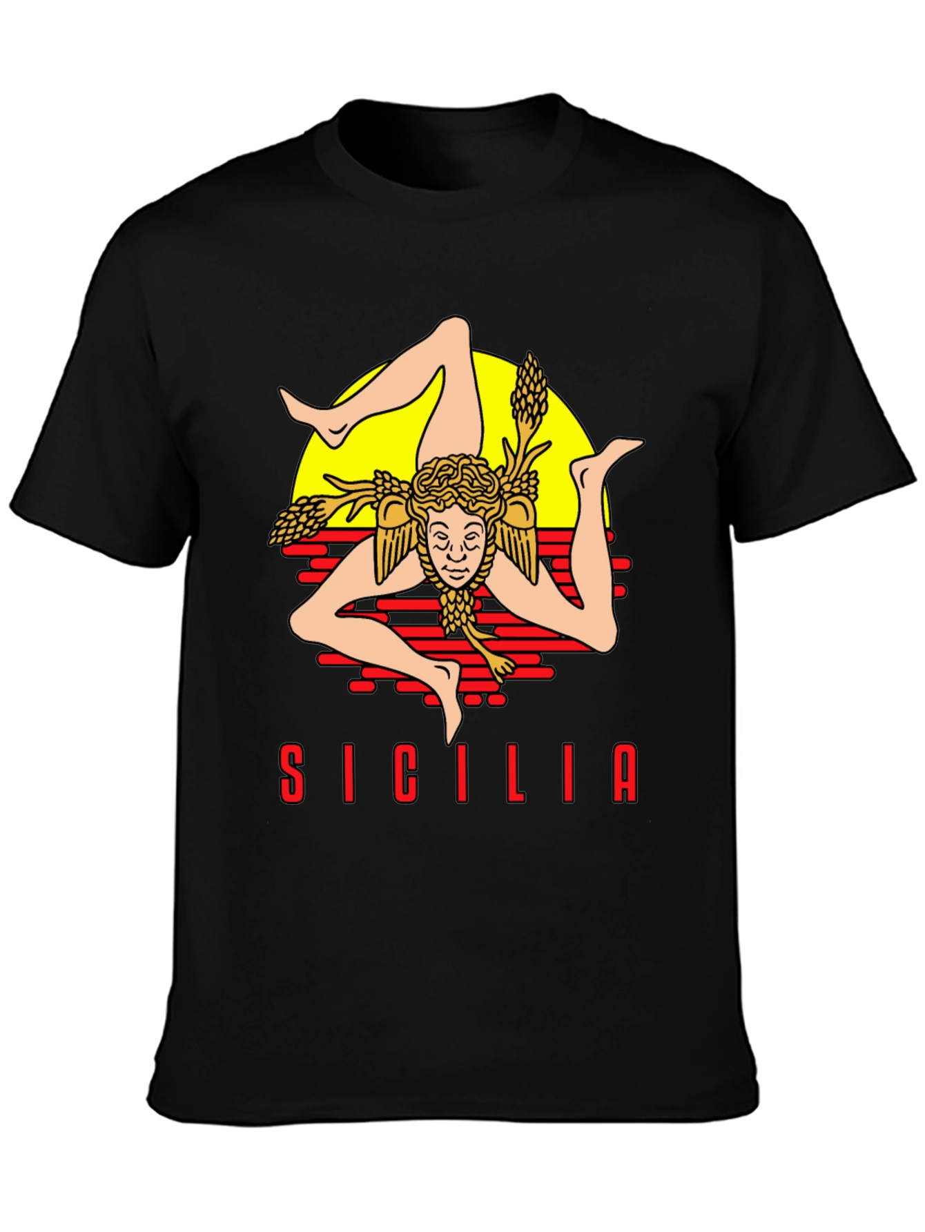Sicilia Trinacria T-Shirt - Island Pride