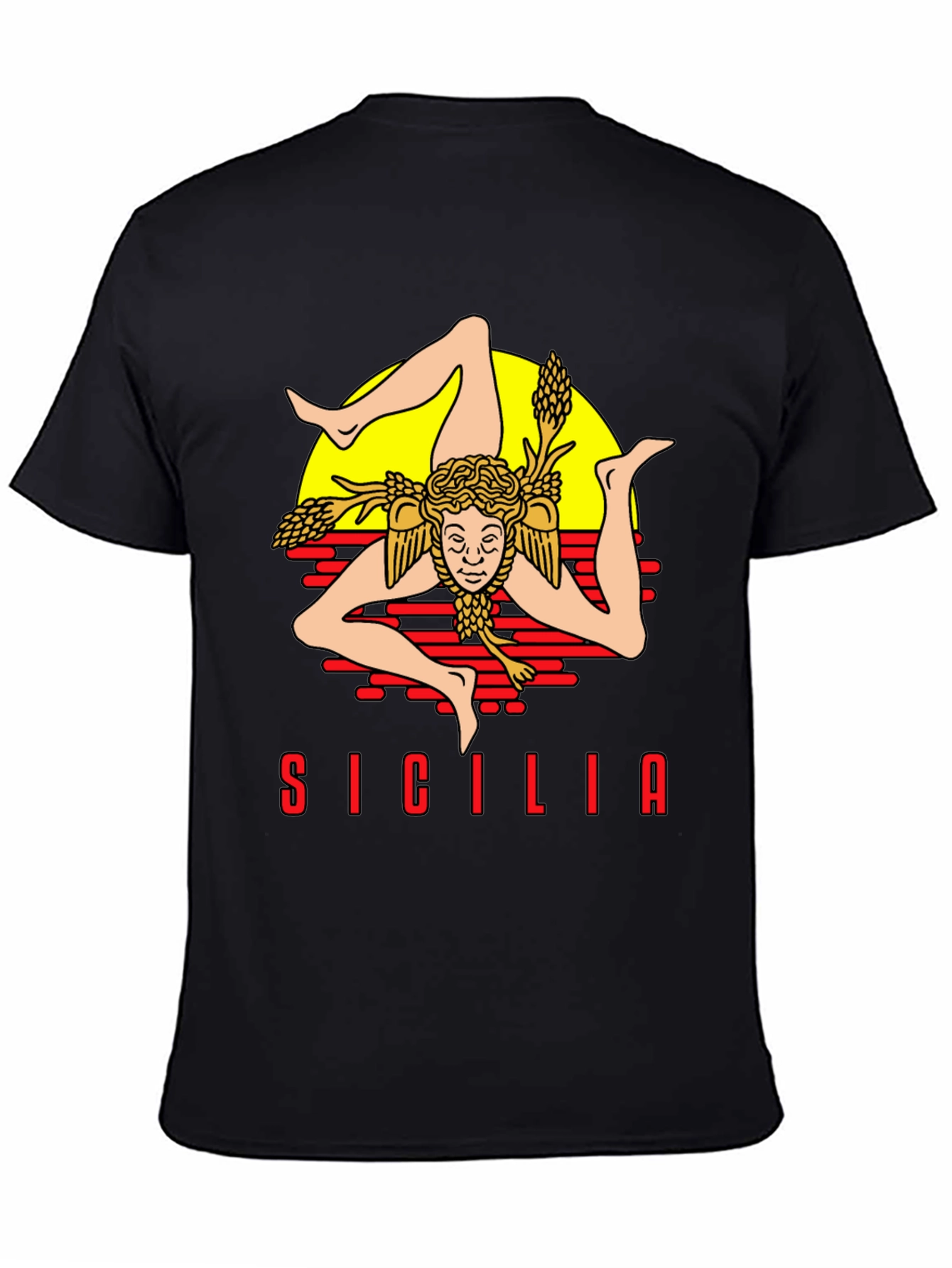 Sicilia Trinacria T-Shirt - Island Pride