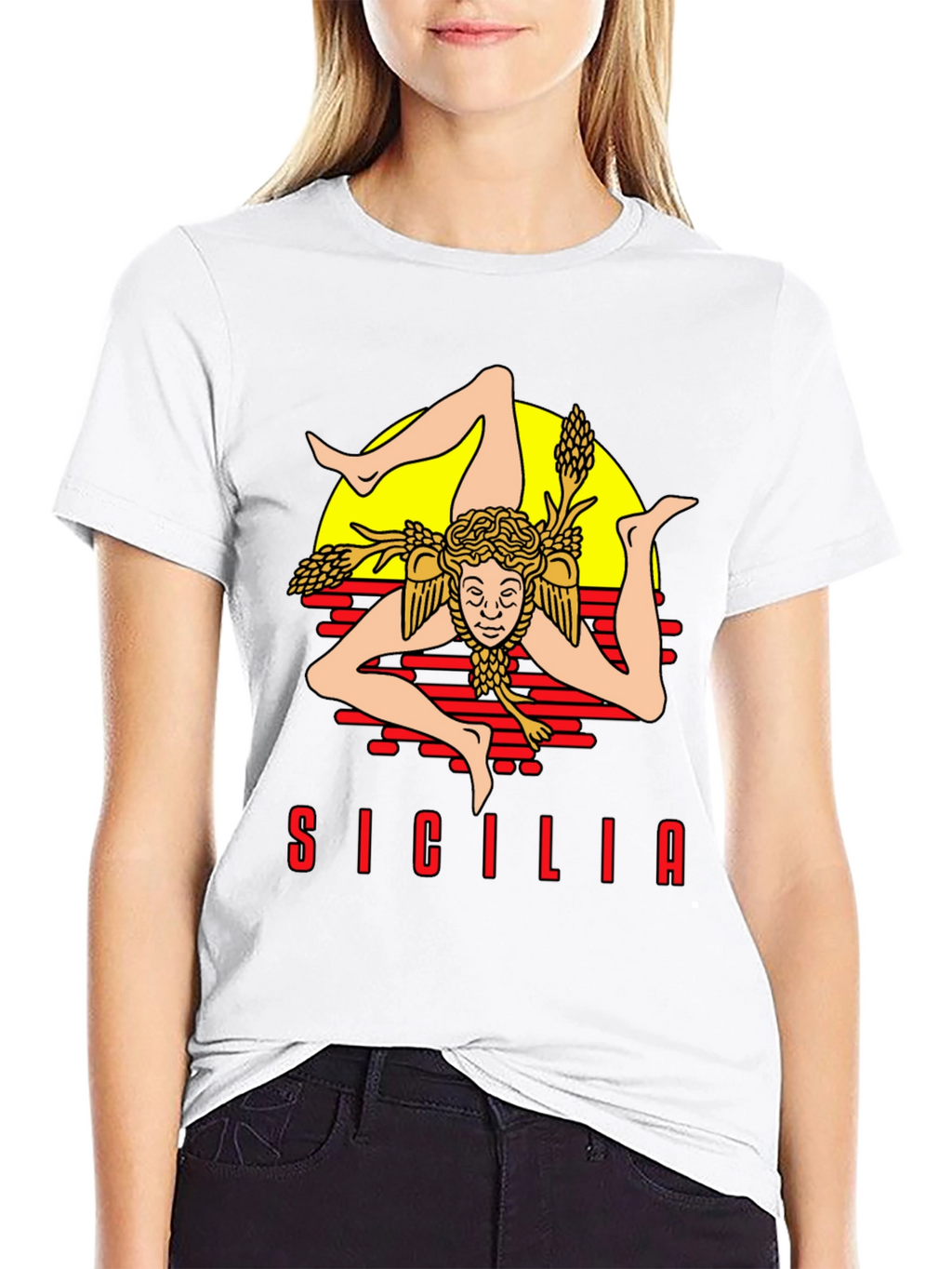 Sicilia Trinacria T-Shirt - Island Pride