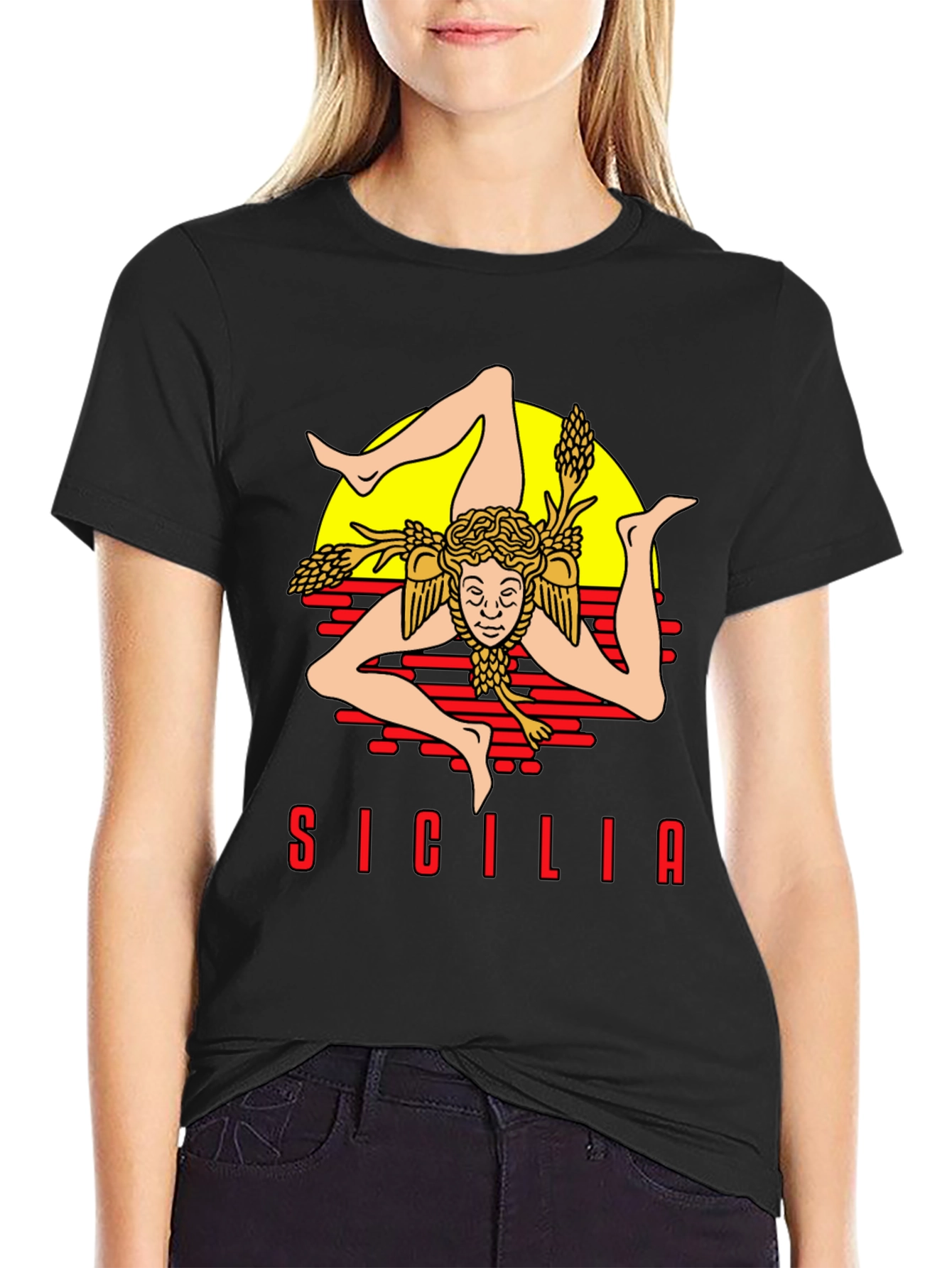 Sicilia Trinacria T-Shirt - Island Pride