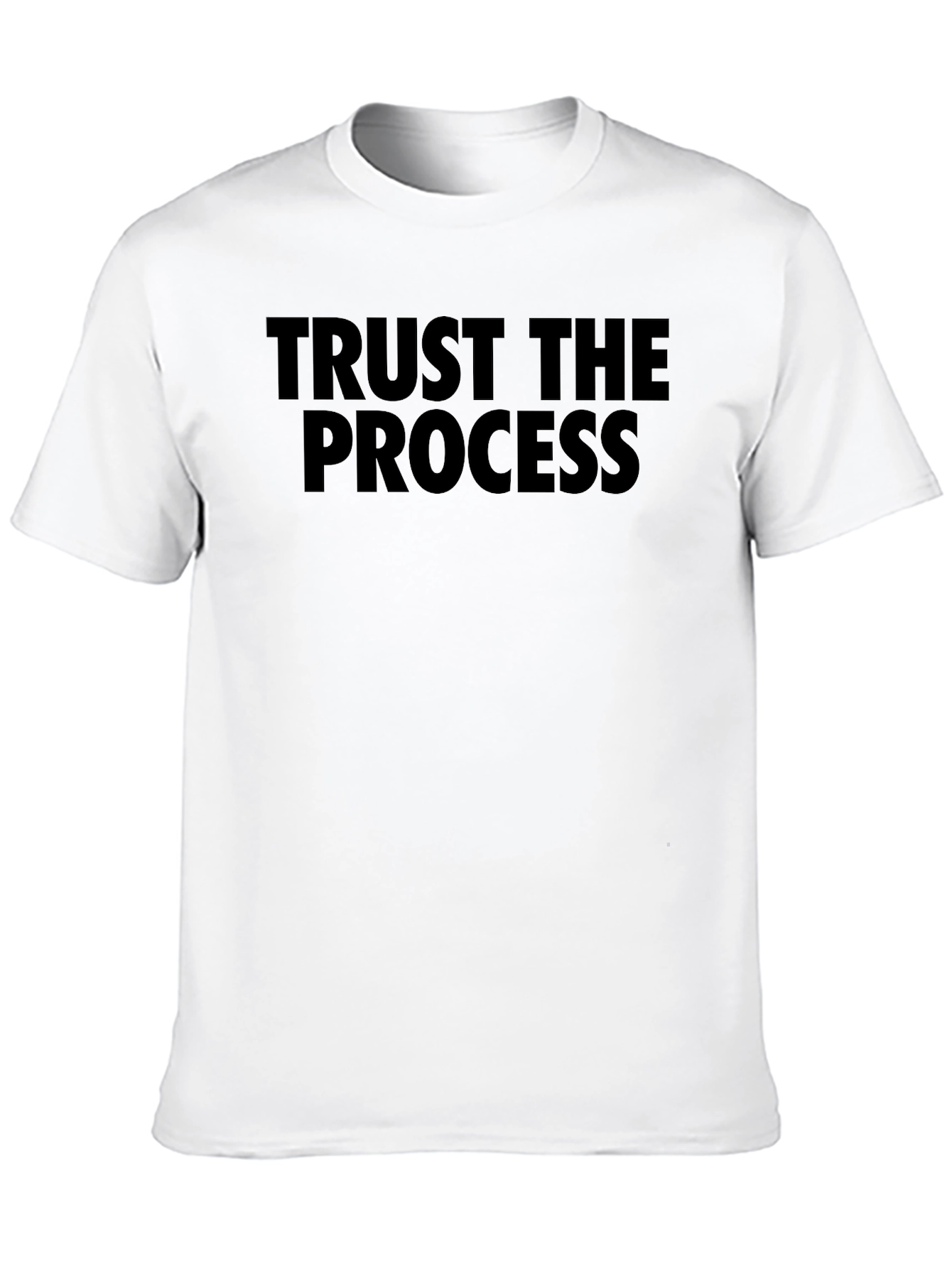 Trust The Process Black Graphic Tee