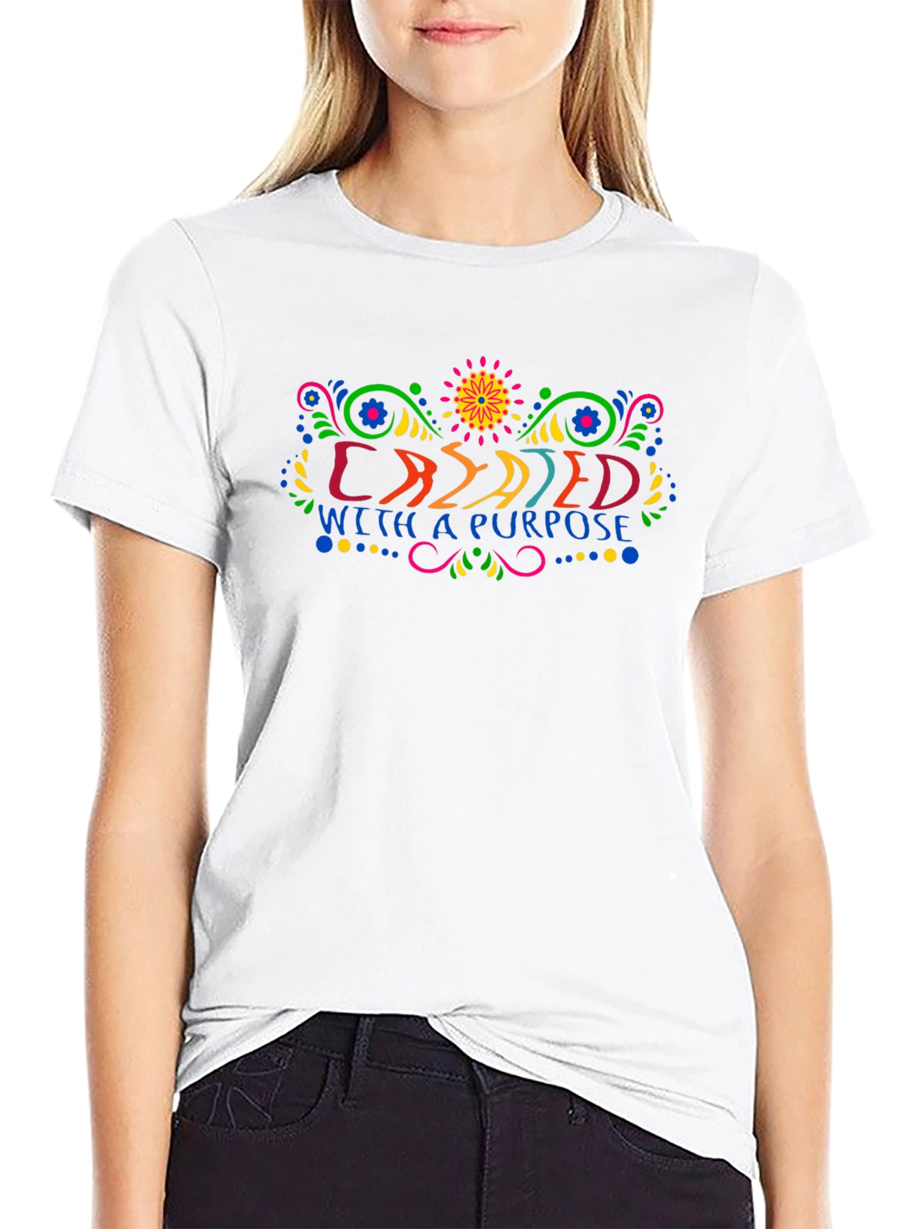 Created with a Purpose Graphic T-Shirt