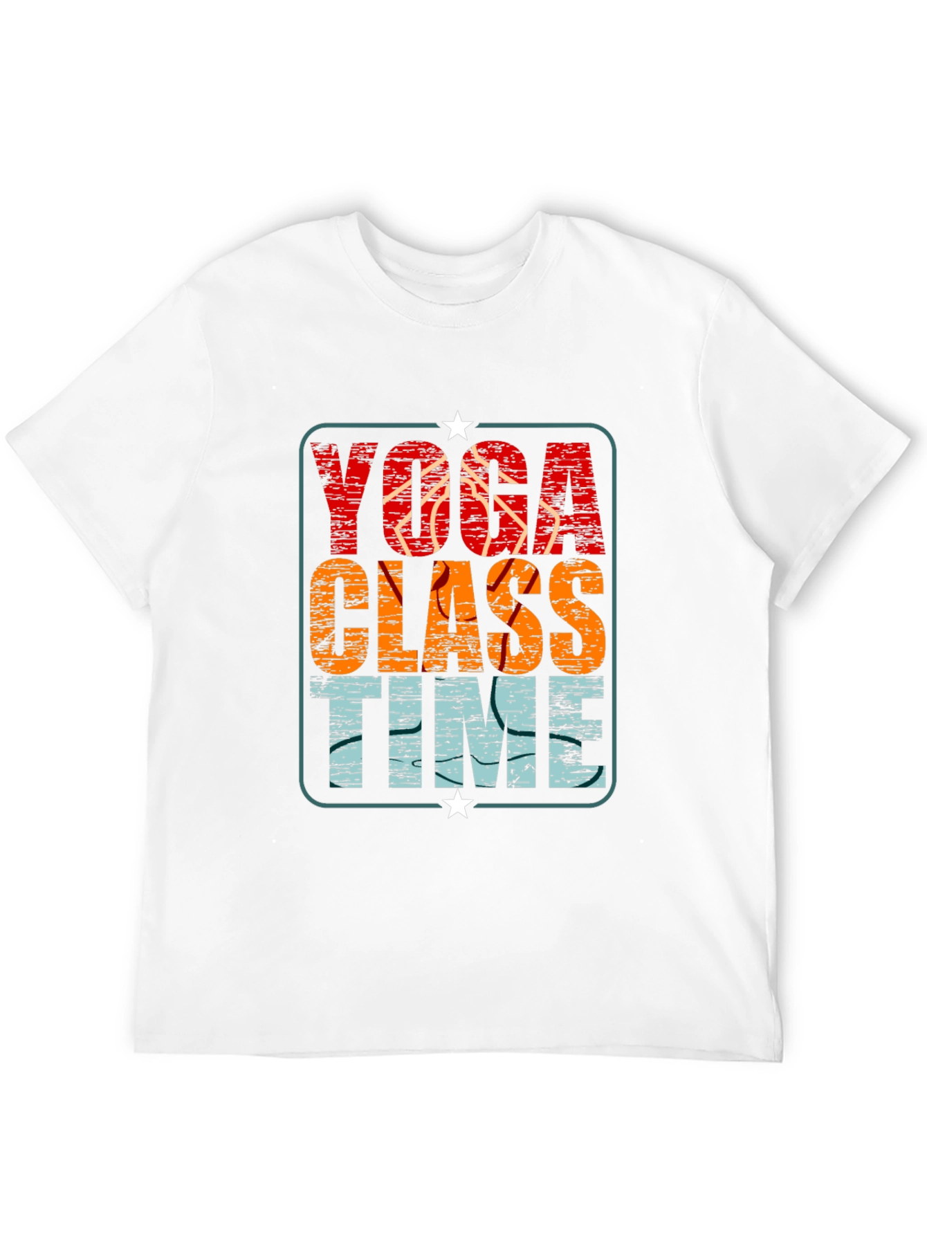Yoga Class Time Graphic Tee - Relaxed Fit