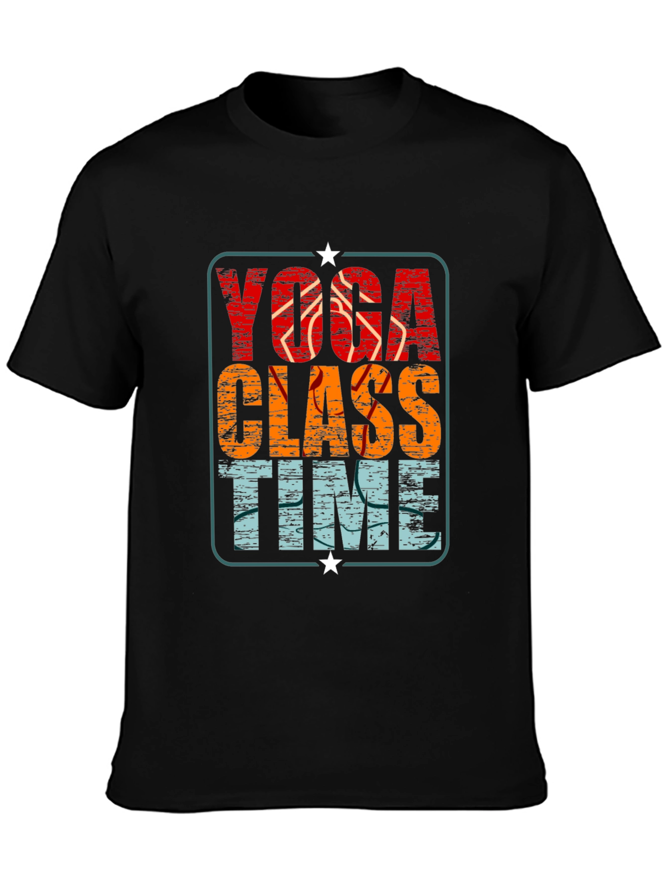 Yoga Class Time Graphic Tee - Relaxed Fit