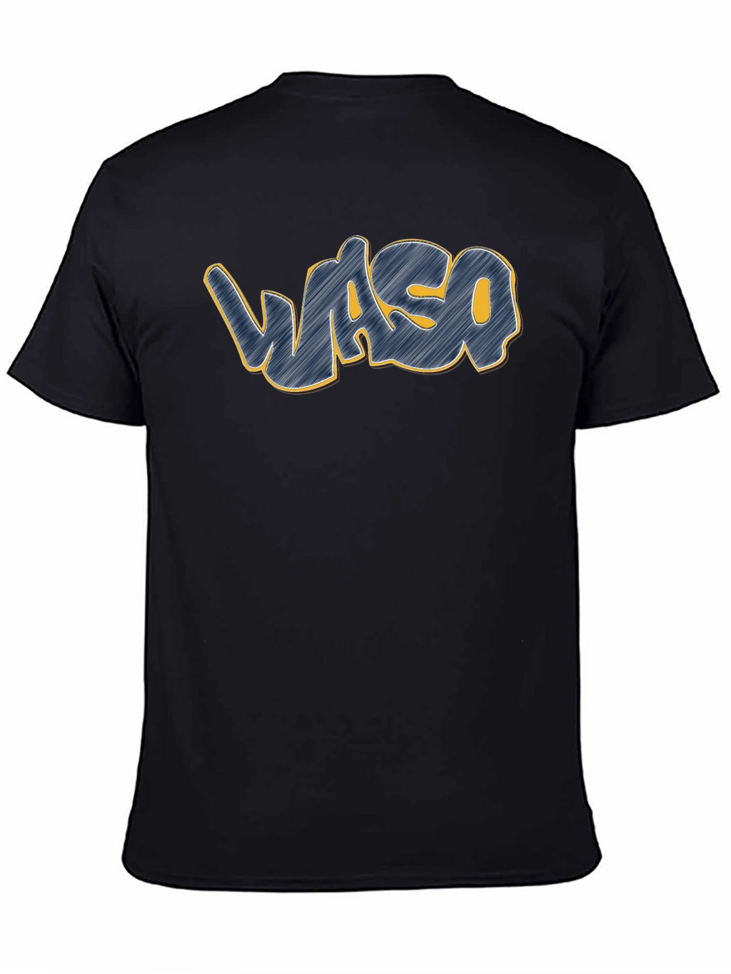 Waso Graphic T-Shirt - Casual Crew Neck Tee