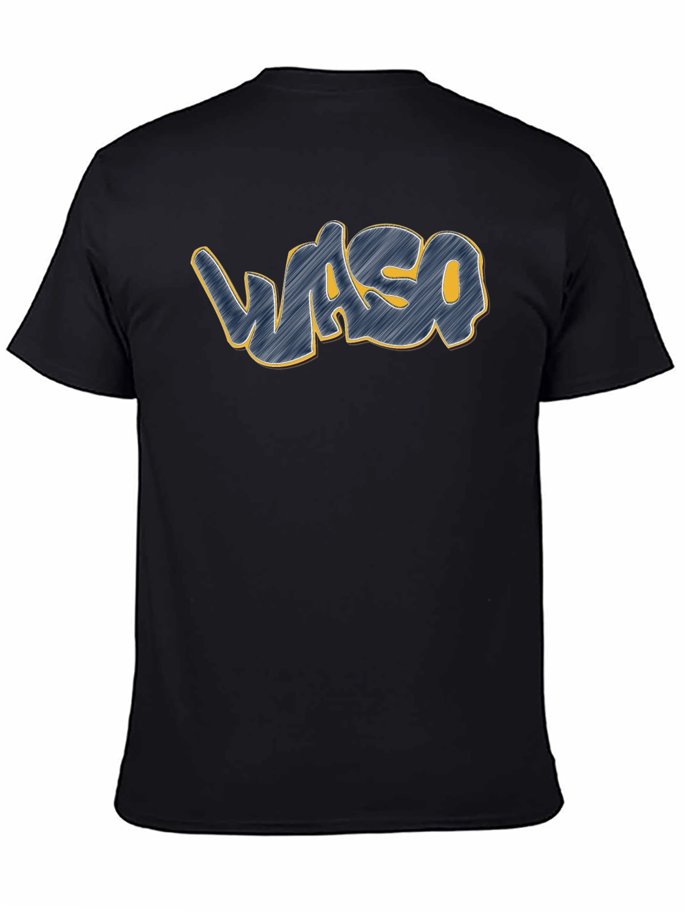 Waso Graphic T-Shirt - Casual Crew Neck Tee