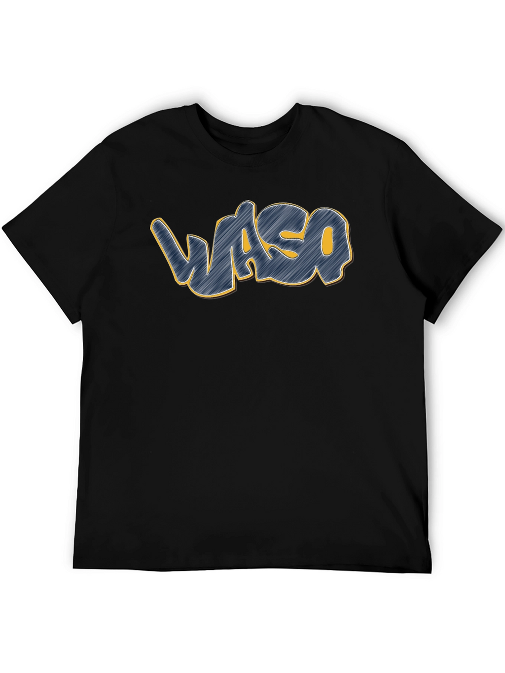 Waso Graphic T-Shirt - Casual Crew Neck Tee