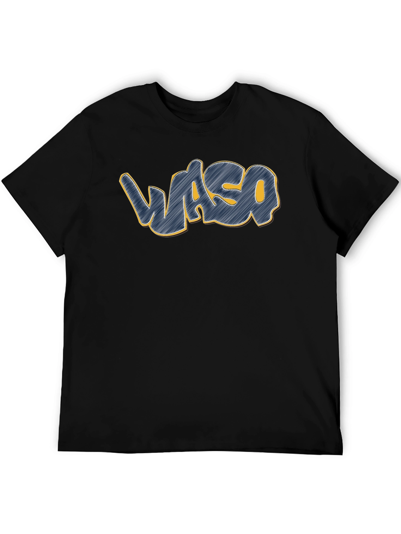 Waso Graphic T-Shirt - Casual Crew Neck Tee