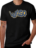Waso Graphic T-Shirt - Casual Crew Neck Tee