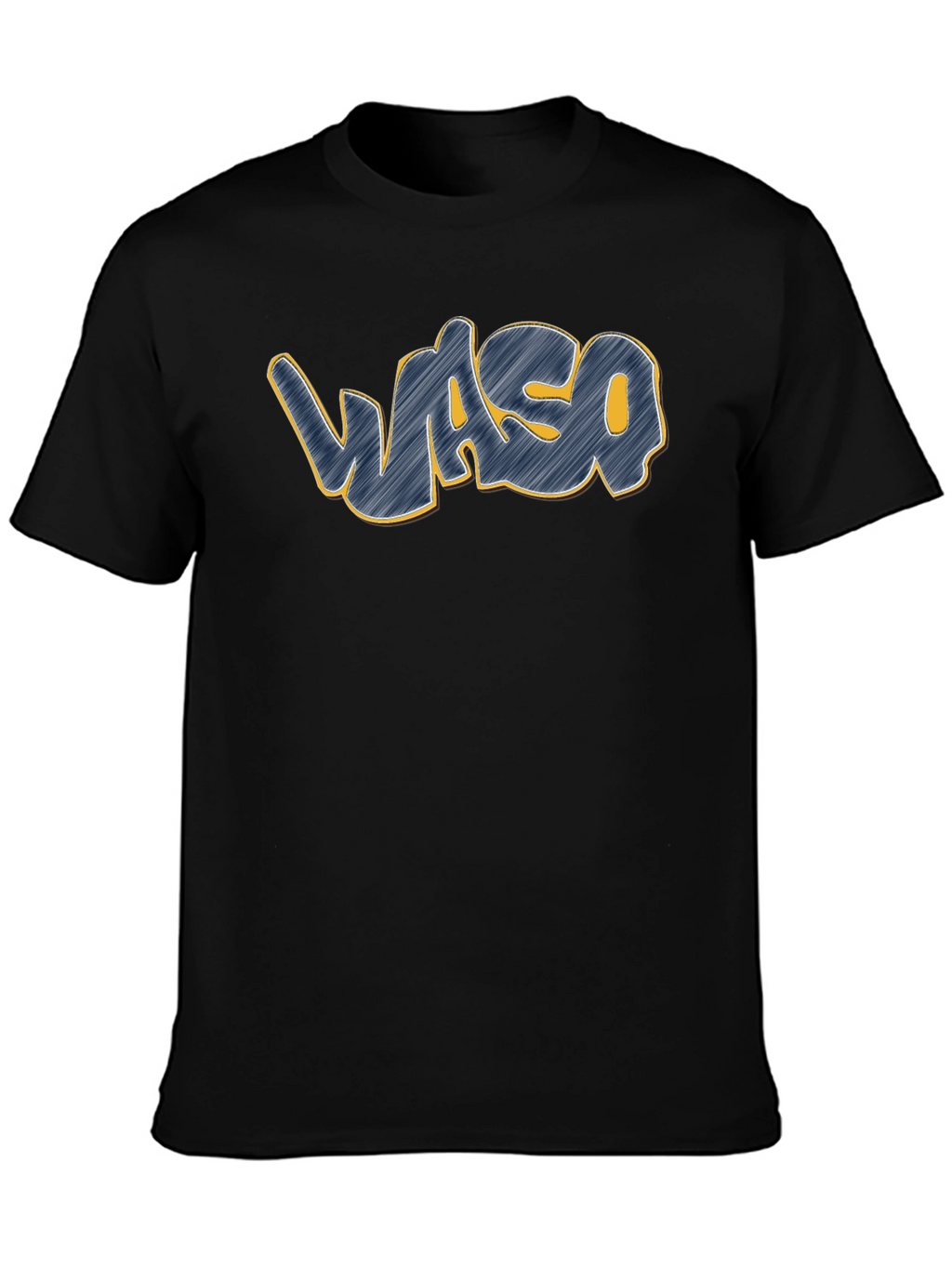 Waso Graphic T-Shirt - Casual Crew Neck Tee