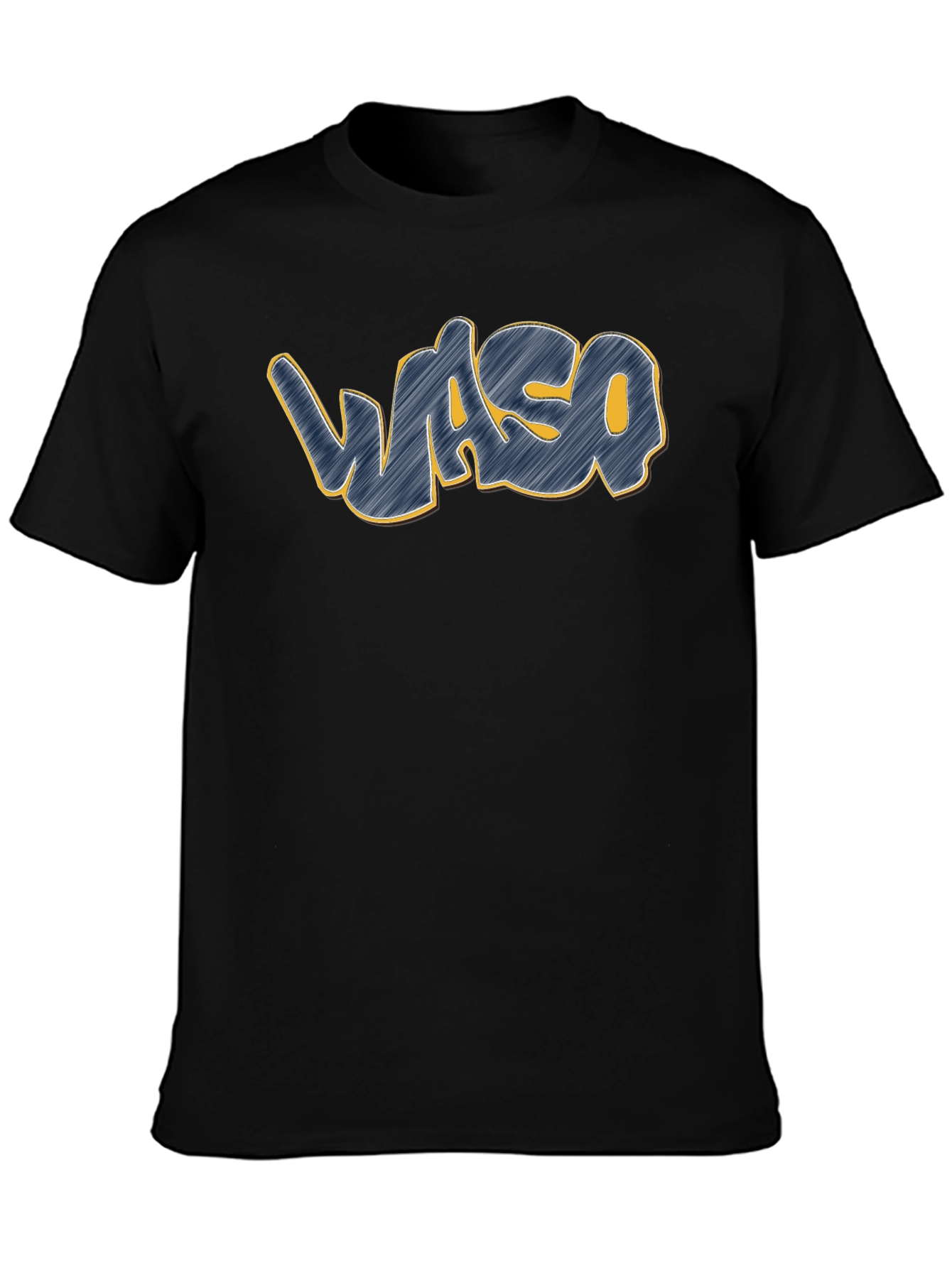 Waso Graphic T-Shirt - Casual Crew Neck Tee