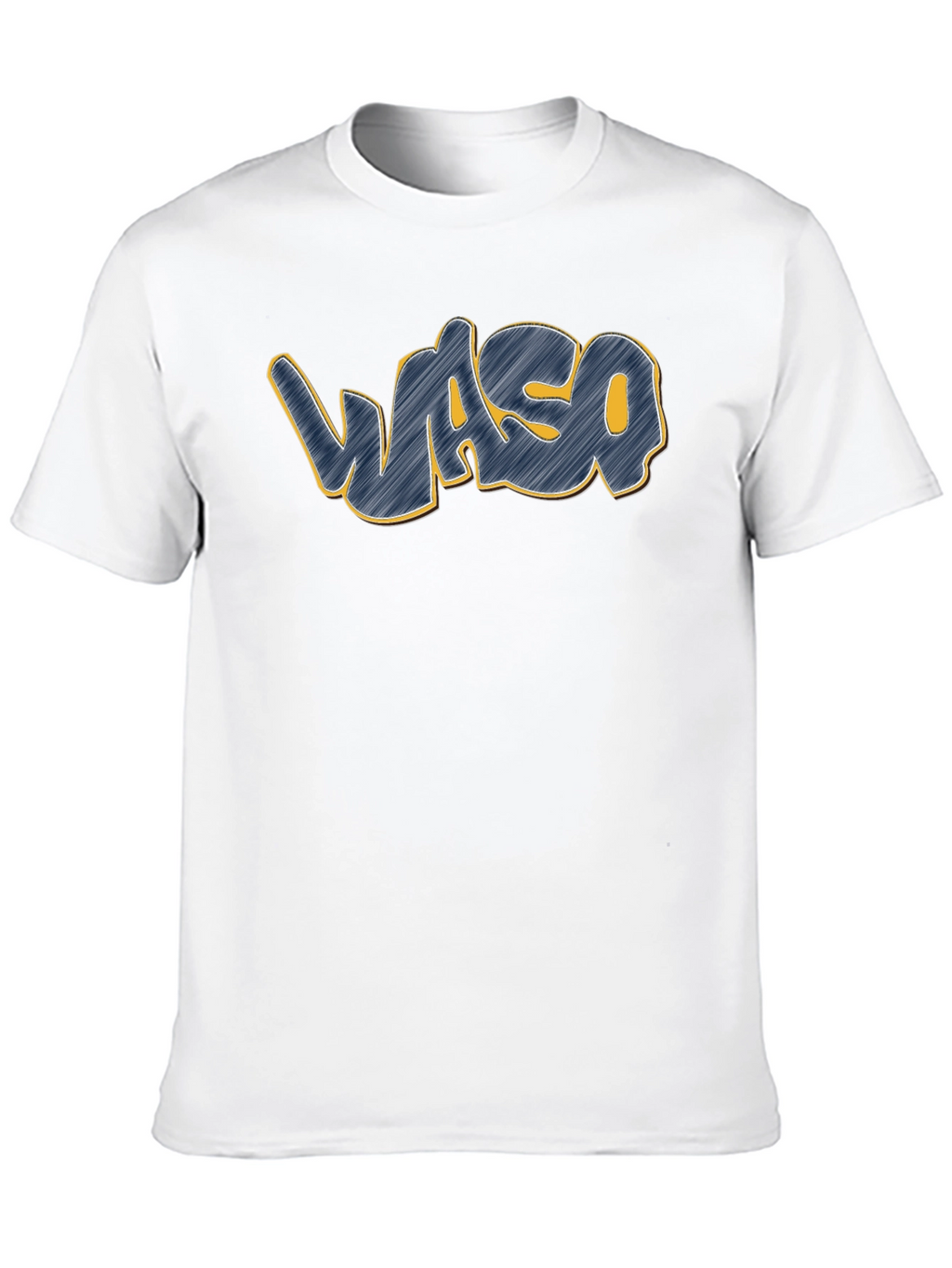 Waso Graphic T-Shirt - Casual Crew Neck Tee