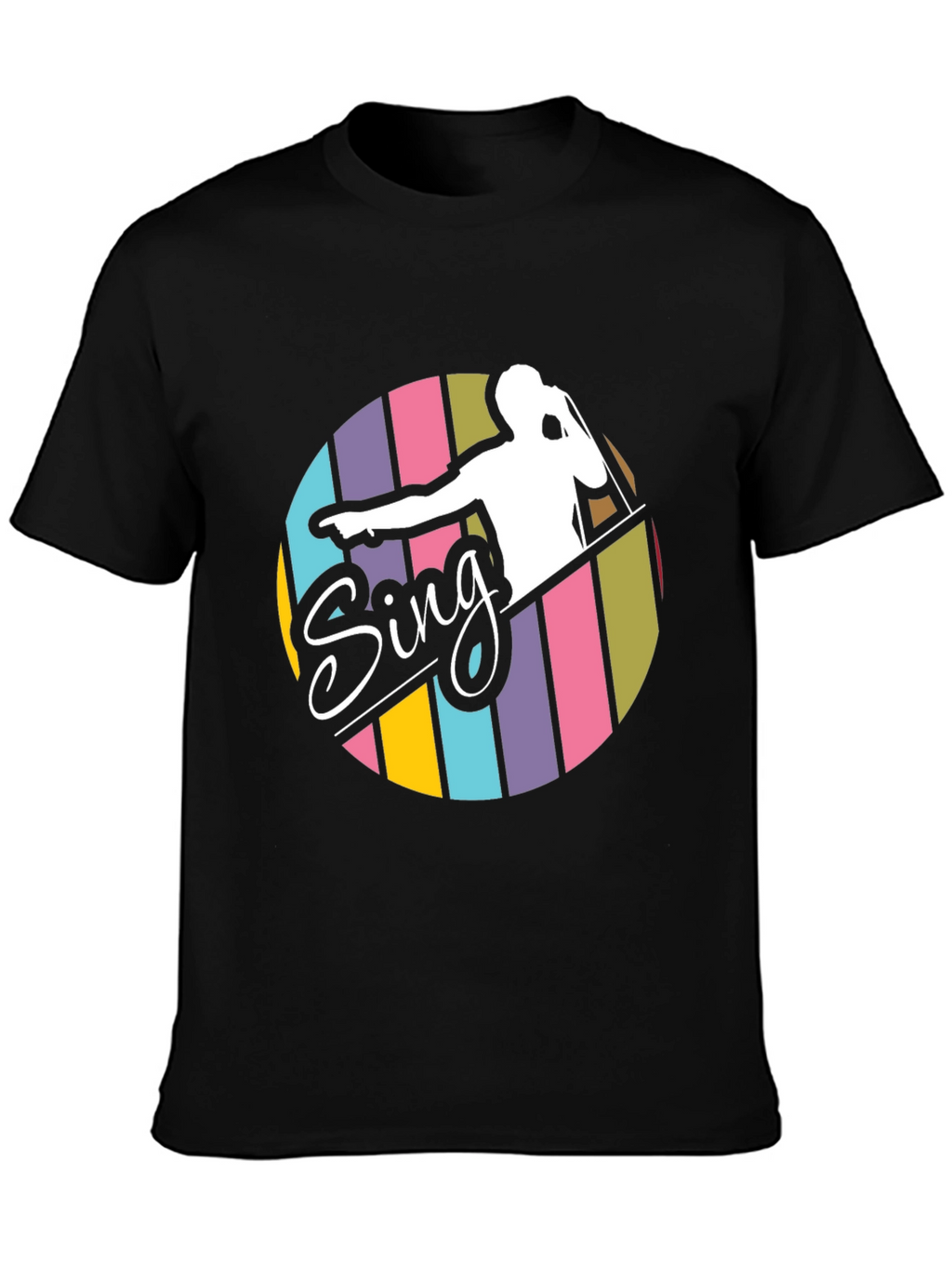 Retro Sing T-Shirt - Vocal Performance Tee