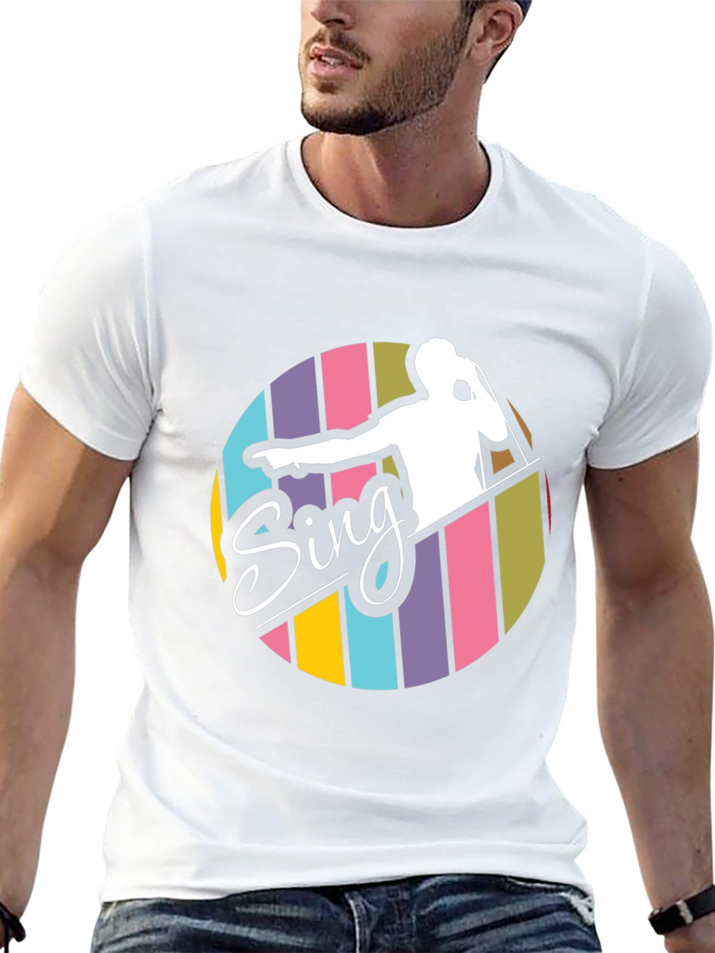 Retro Sing T-Shirt - Vocal Performance Tee