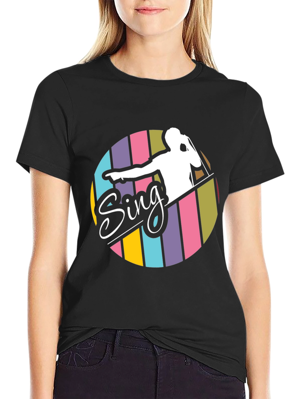 Retro Sing T-Shirt - Vocal Performance Tee