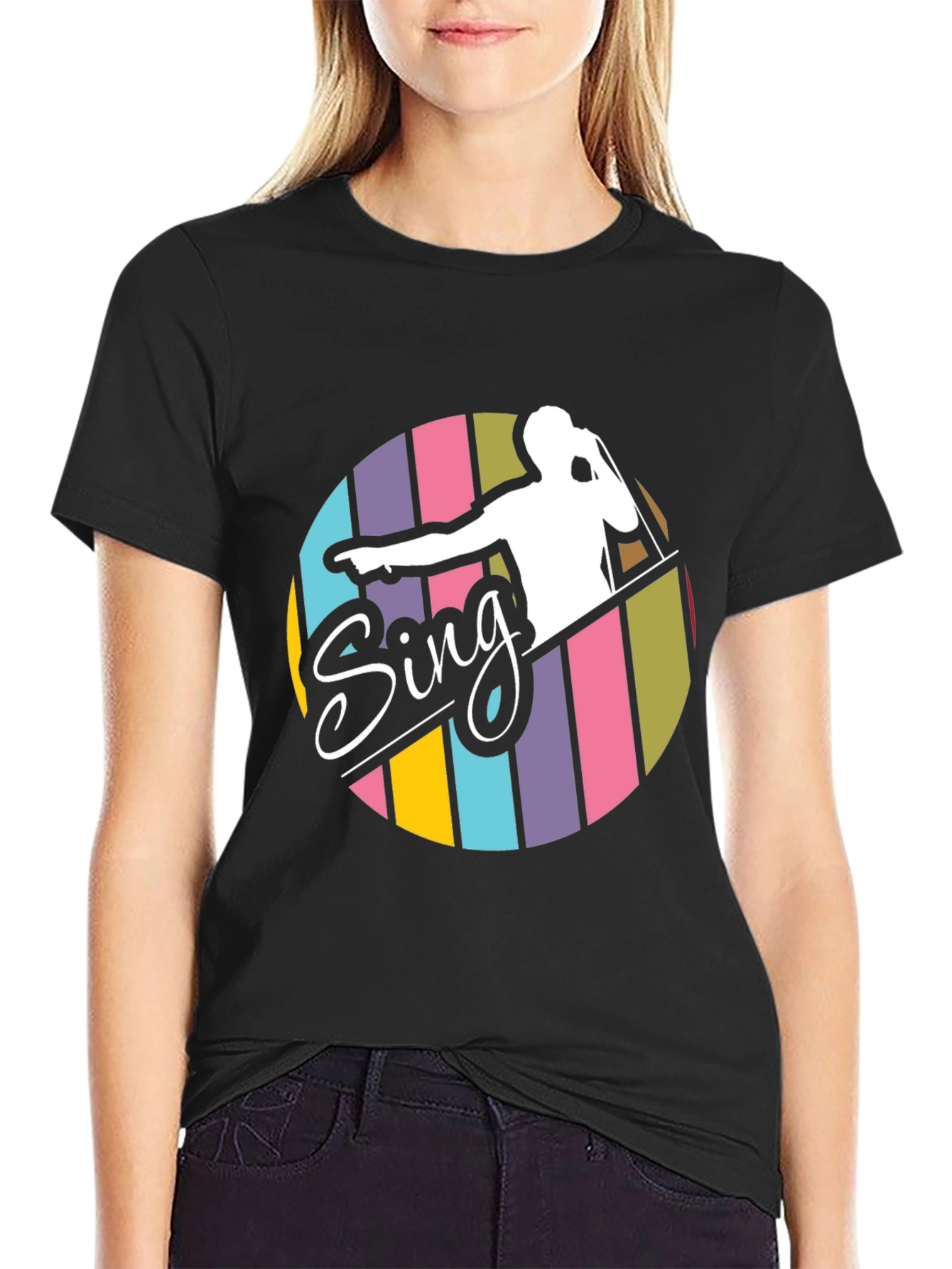 Retro Sing T-Shirt - Vocal Performance Tee
