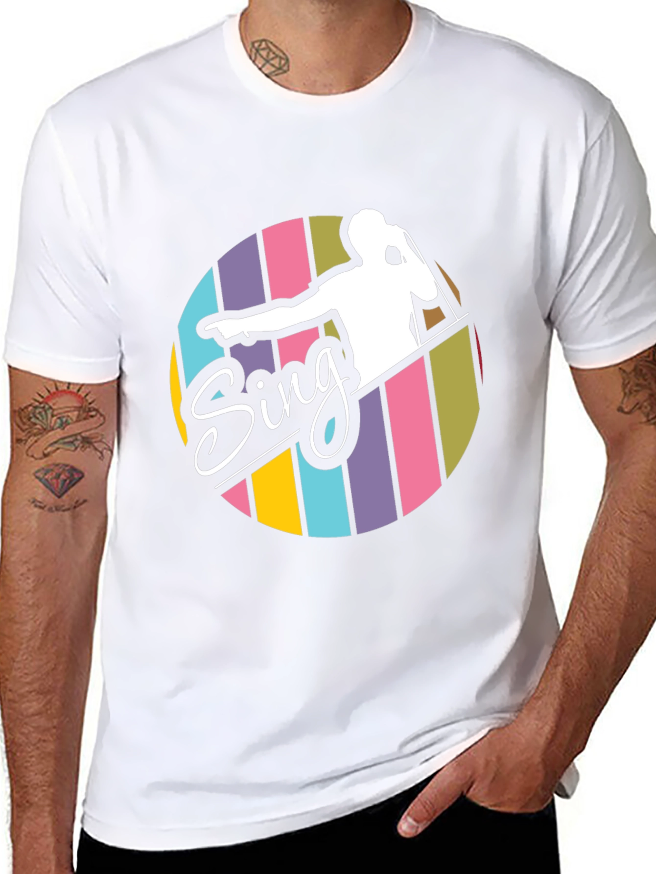 Retro Sing T-Shirt - Vocal Performance Tee