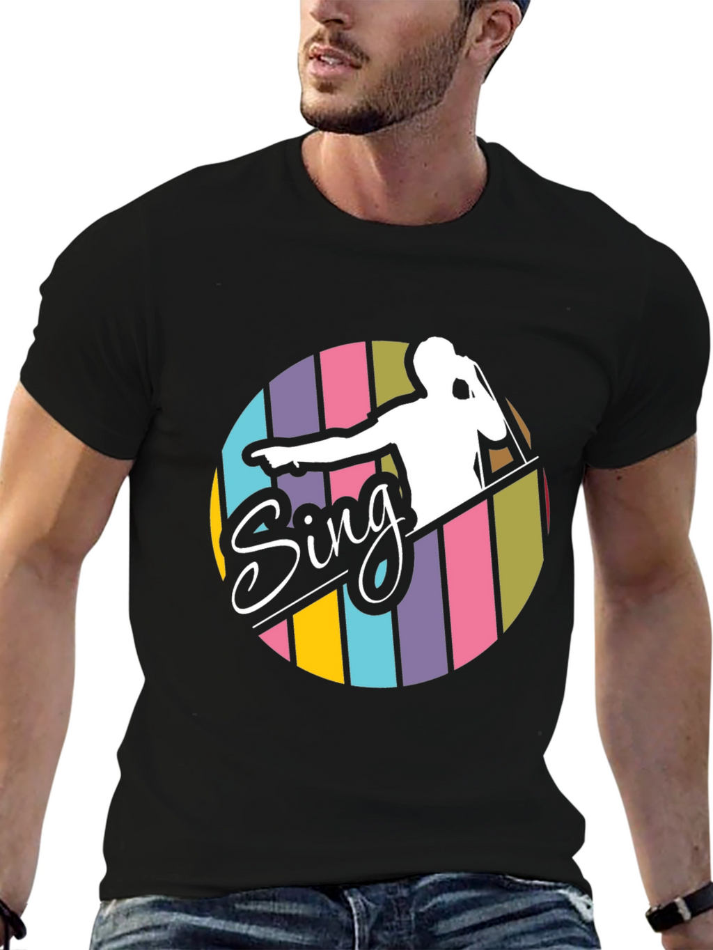 Retro Sing T-Shirt - Vocal Performance Tee