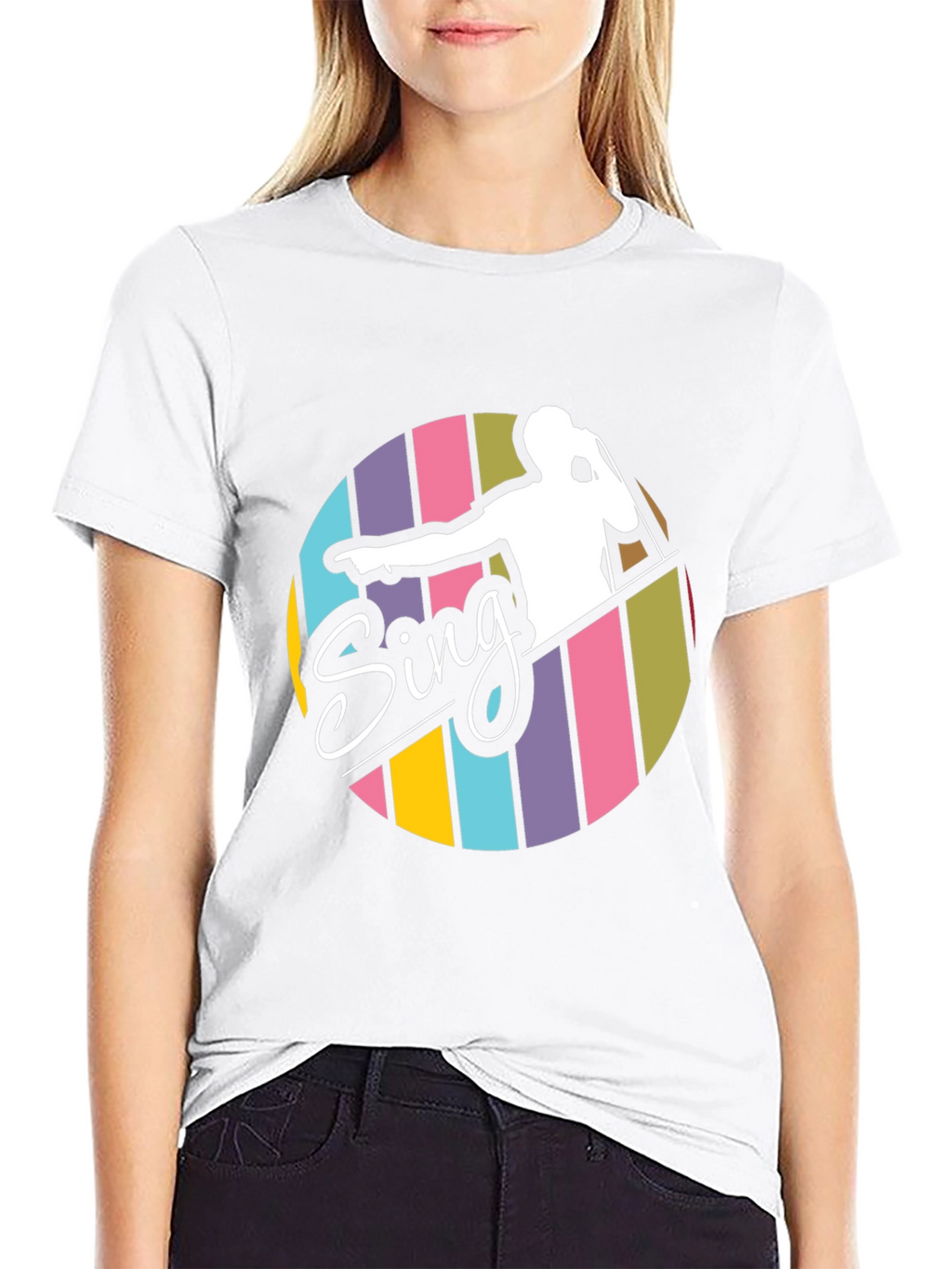 Retro Sing T-Shirt - Vocal Performance Tee