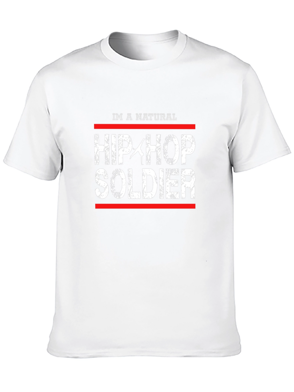 Natural Hip Hop Soldier Black T-Shirt