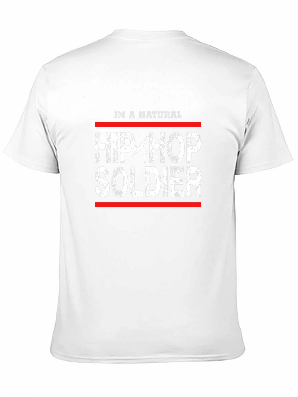 Natural Hip Hop Soldier Black T-Shirt