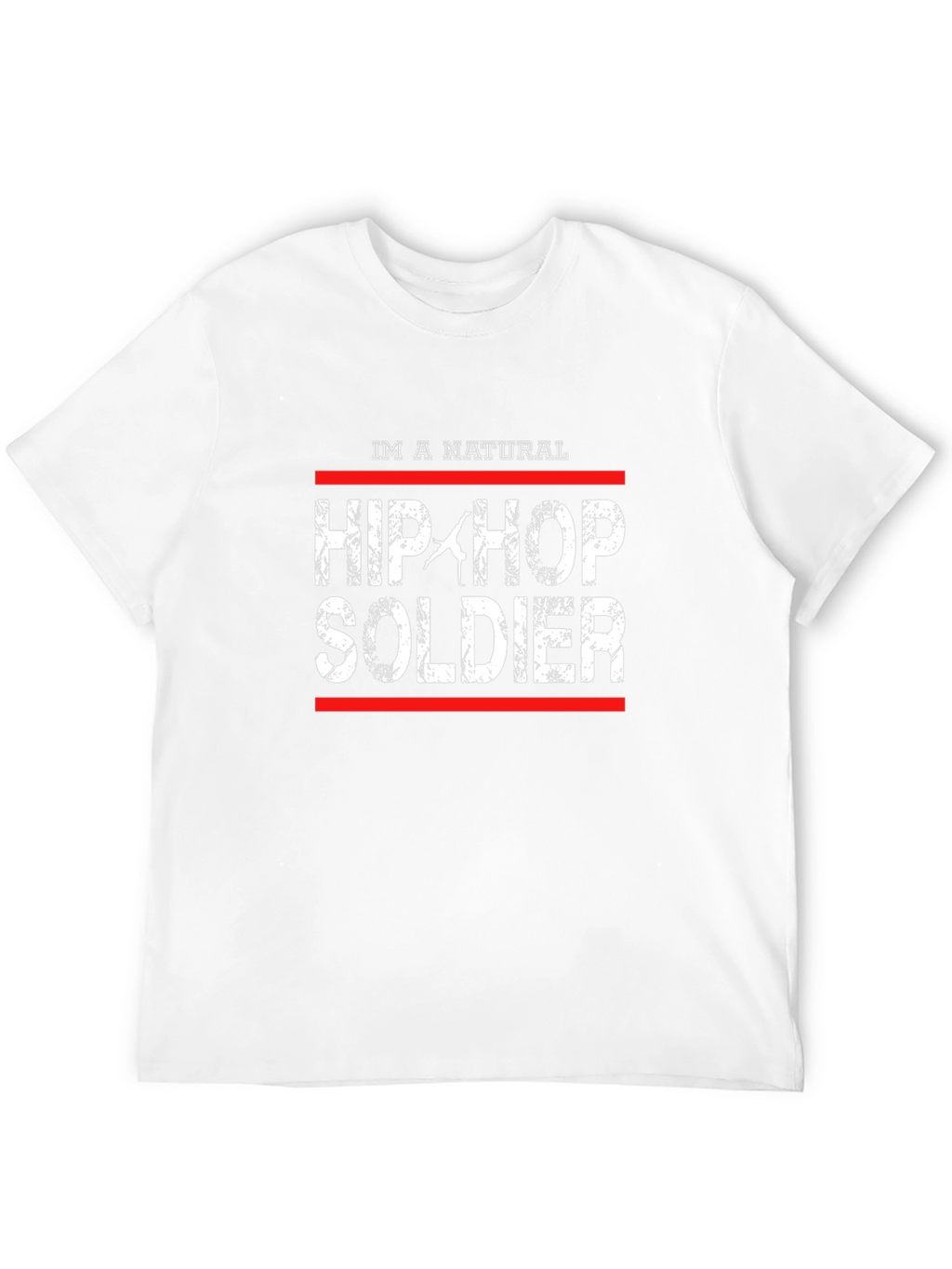 Natural Hip Hop Soldier Black T-Shirt
