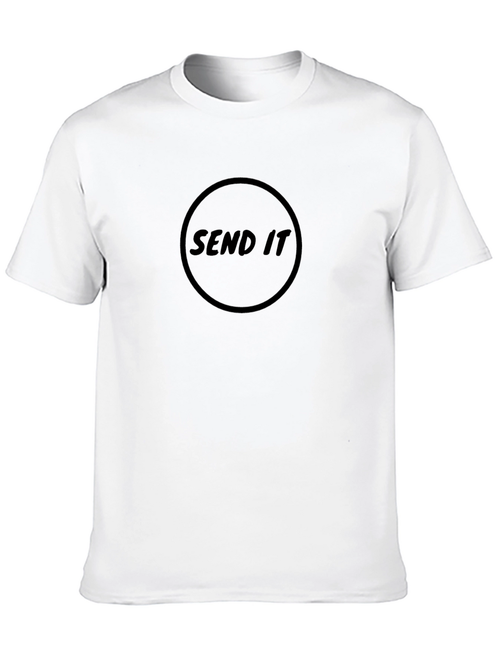 Send It Graphic T-Shirt - Black Casual Tee