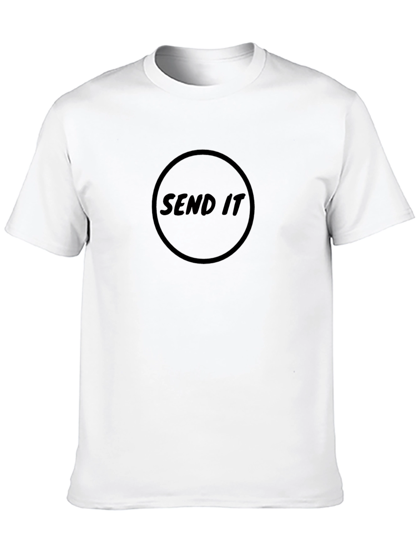 Send It Graphic T-Shirt - Black Casual Tee