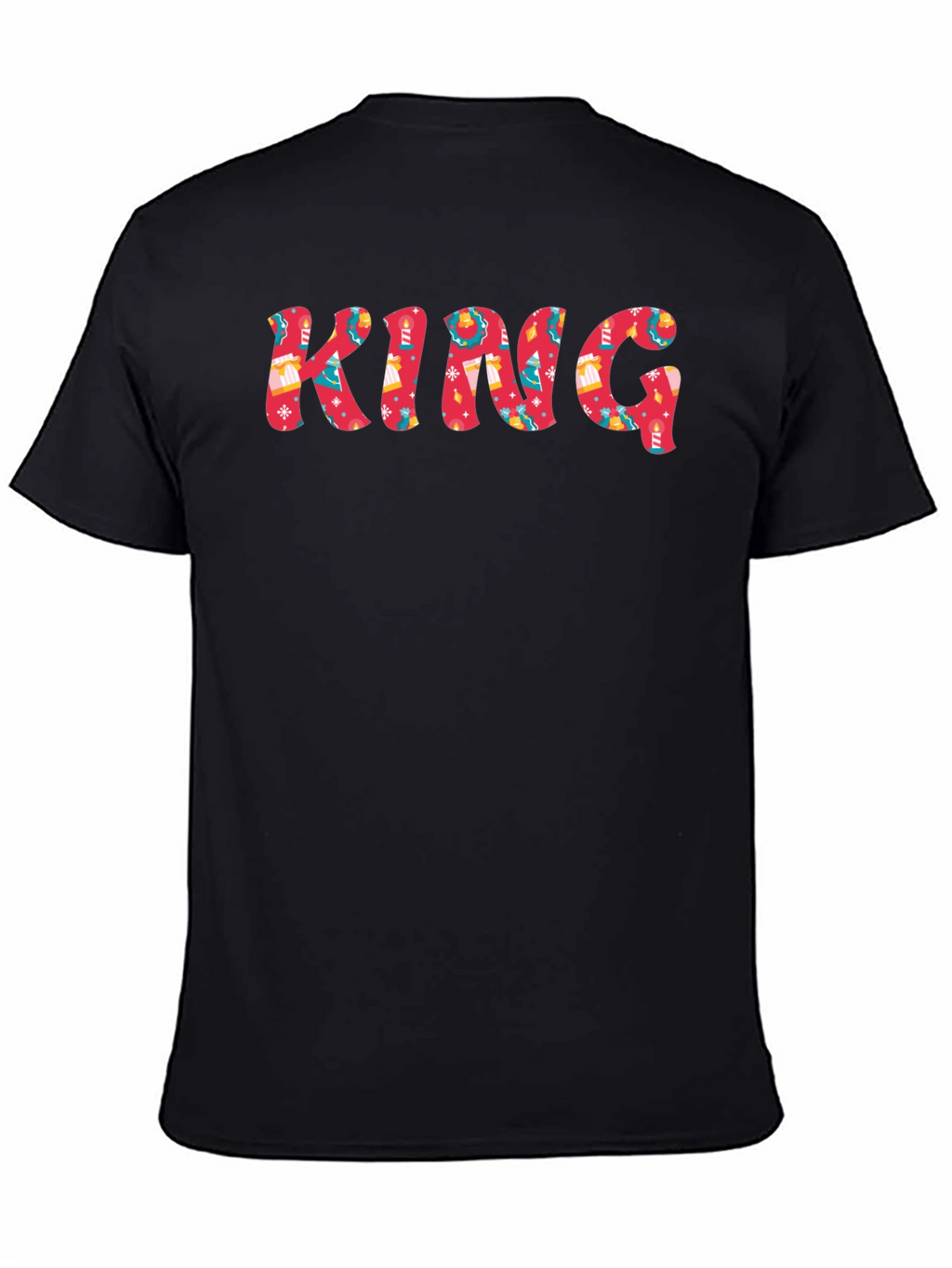 Holiday King Graphic Tee - Festive Christmas Design