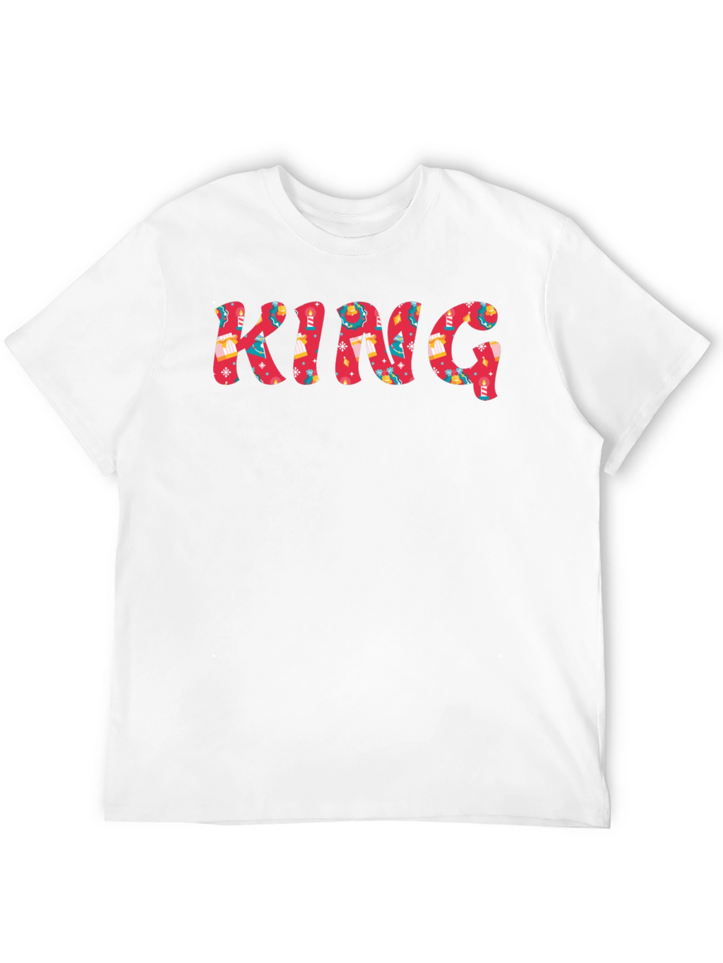 Holiday King Graphic Tee - Festive Christmas Design