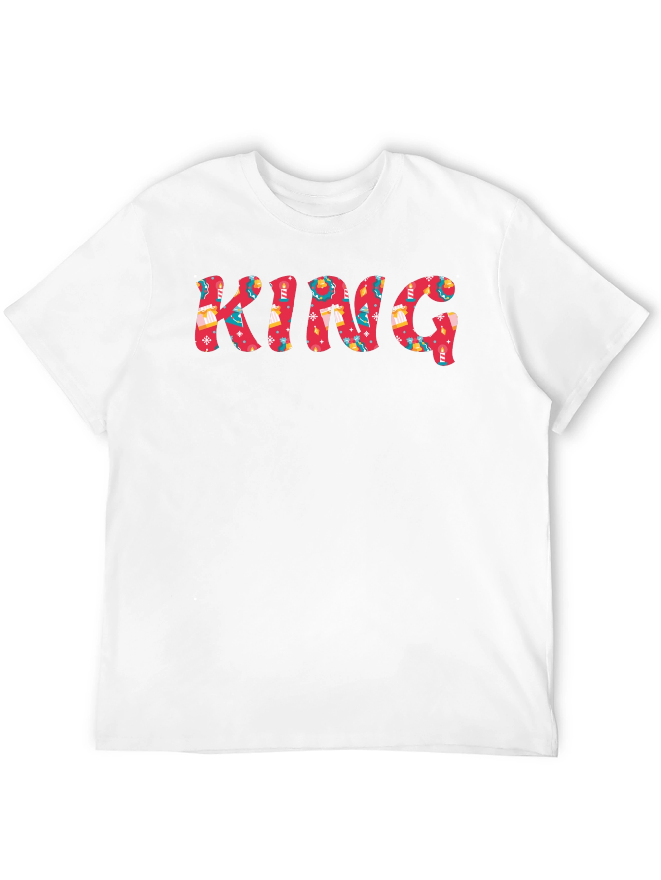 Holiday King Graphic Tee - Festive Christmas Design