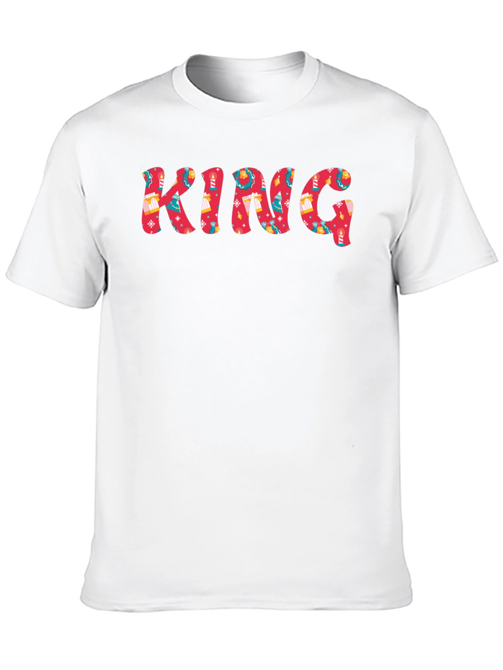 Holiday King Graphic Tee - Festive Christmas Design