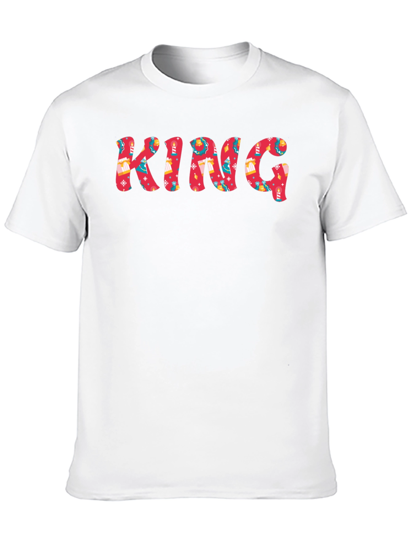 Holiday King Graphic Tee - Festive Christmas Design