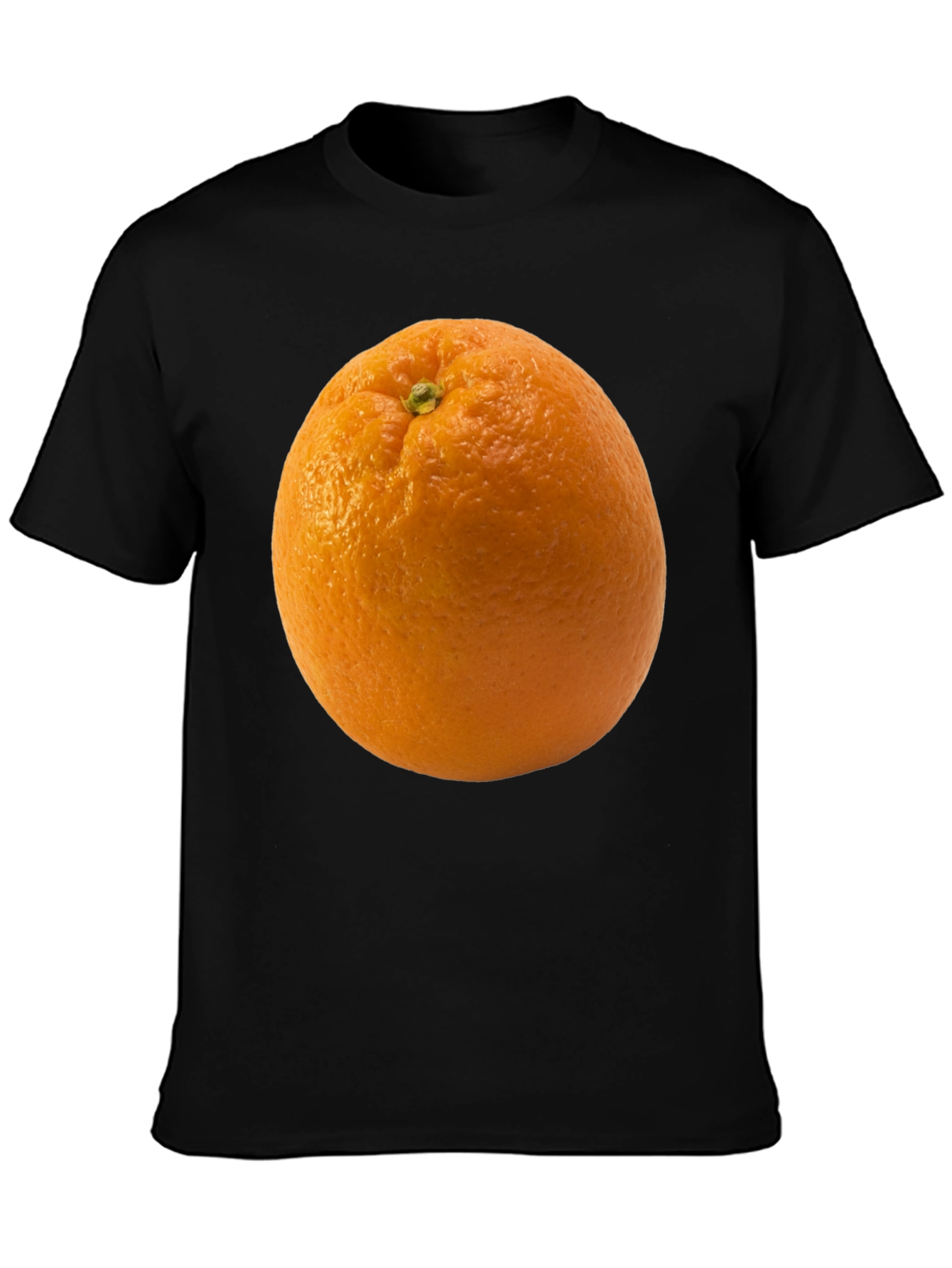 Orange Graphic Tee - Quirky Fruit T-Shirt