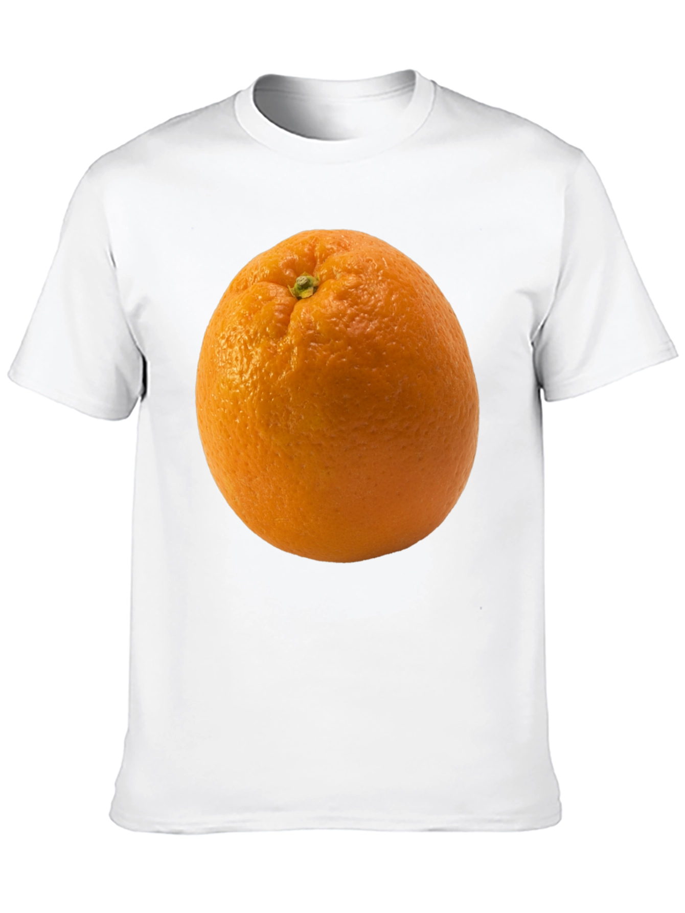 Orange Graphic Tee - Quirky Fruit T-Shirt