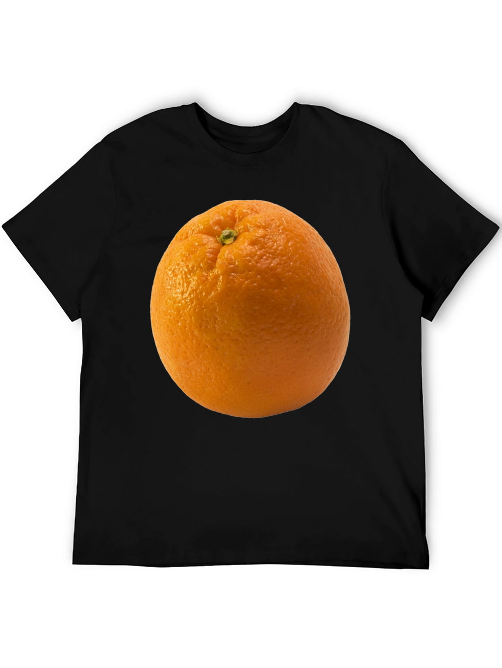 Orange Graphic Tee - Quirky Fruit T-Shirt