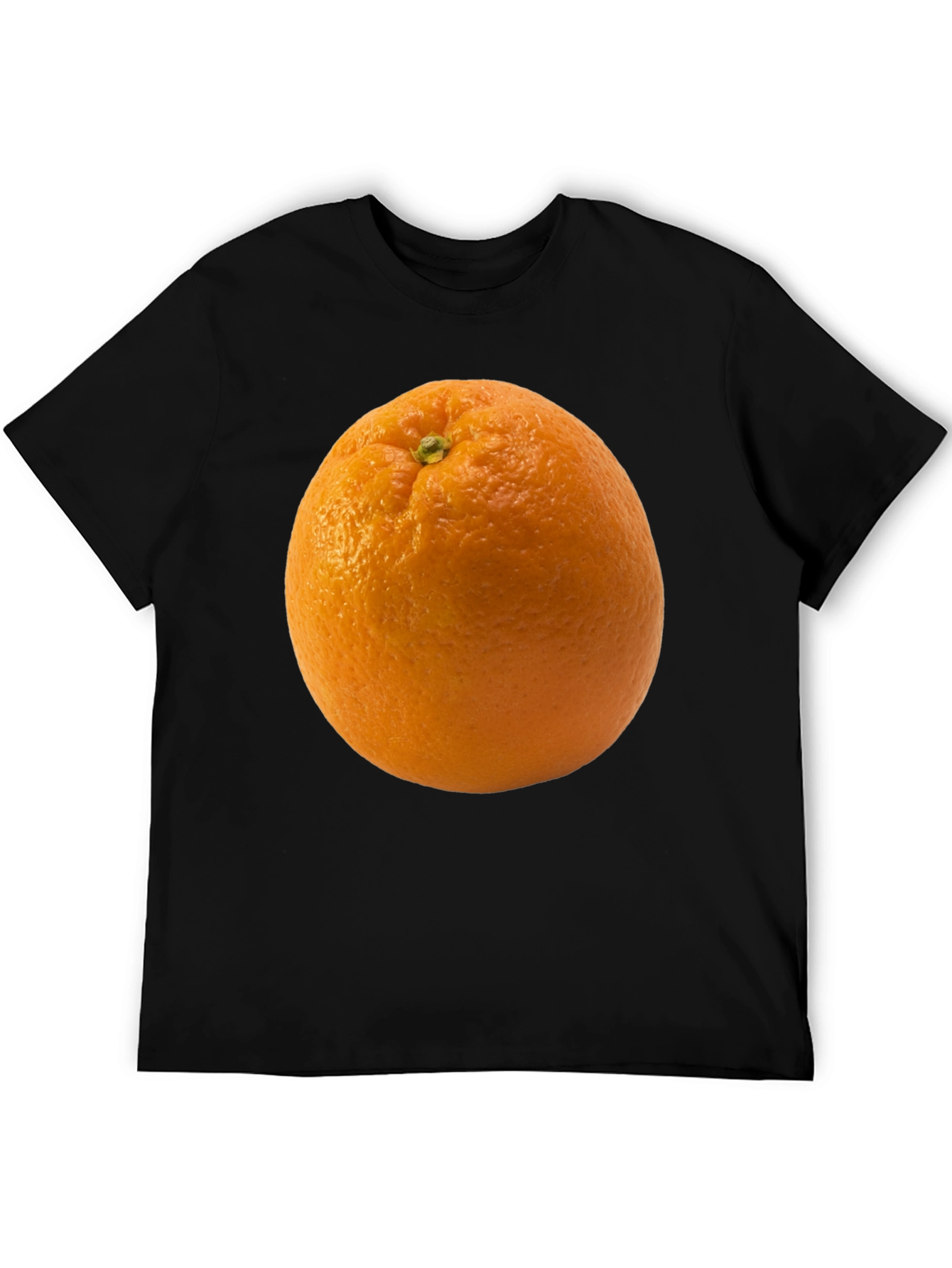 Orange Graphic Tee - Quirky Fruit T-Shirt