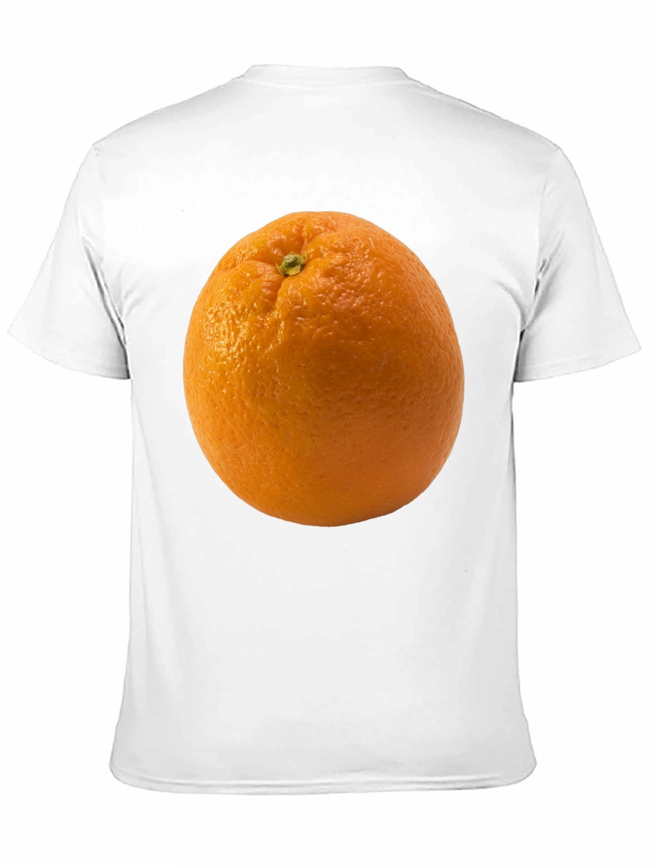 Orange Graphic Tee - Quirky Fruit T-Shirt